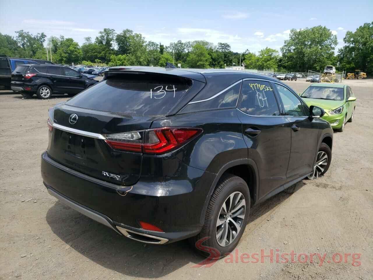 2T2HZMDA3NC326872 2022 LEXUS RX350