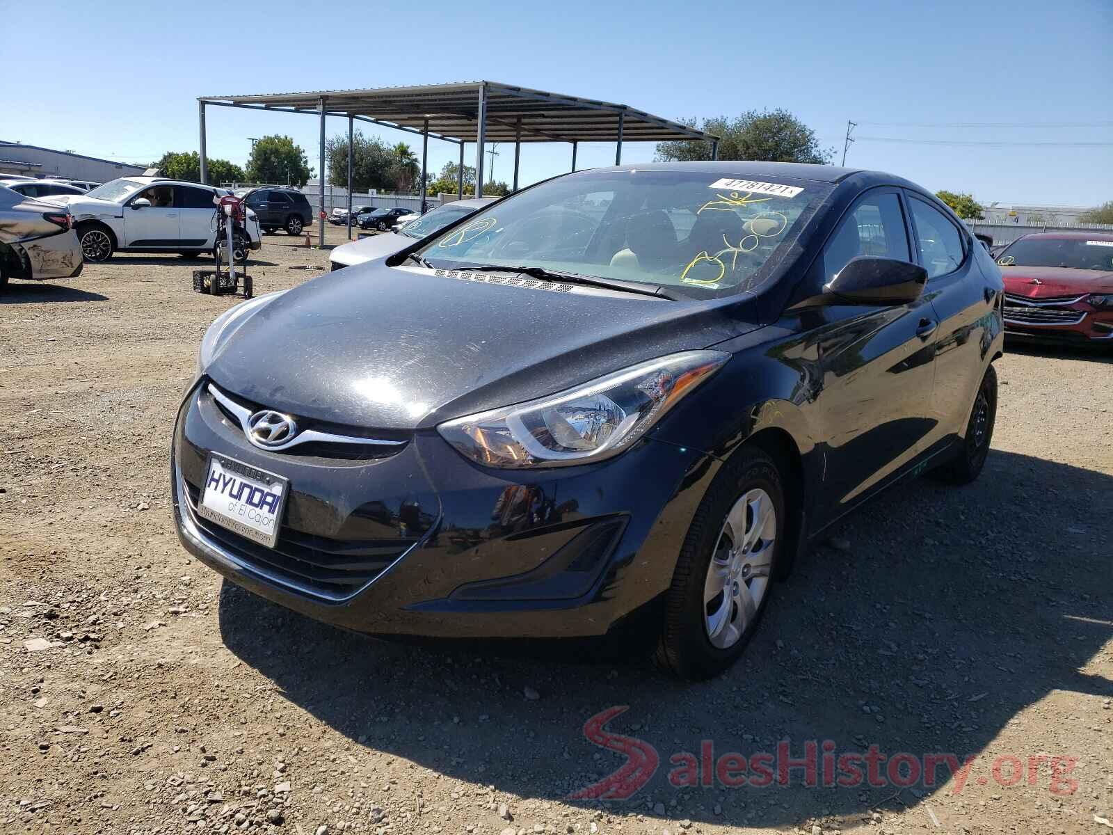 5NPDH4AE6GH711288 2016 HYUNDAI ELANTRA