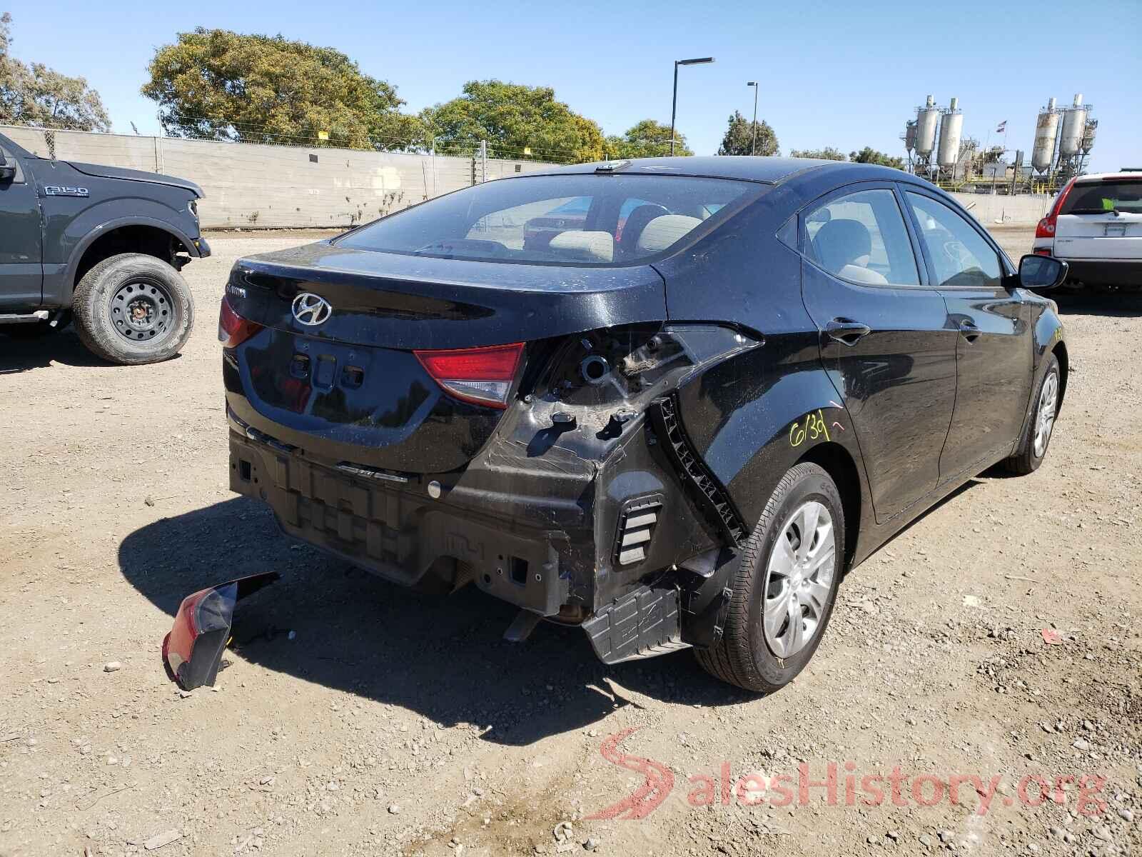 5NPDH4AE6GH711288 2016 HYUNDAI ELANTRA