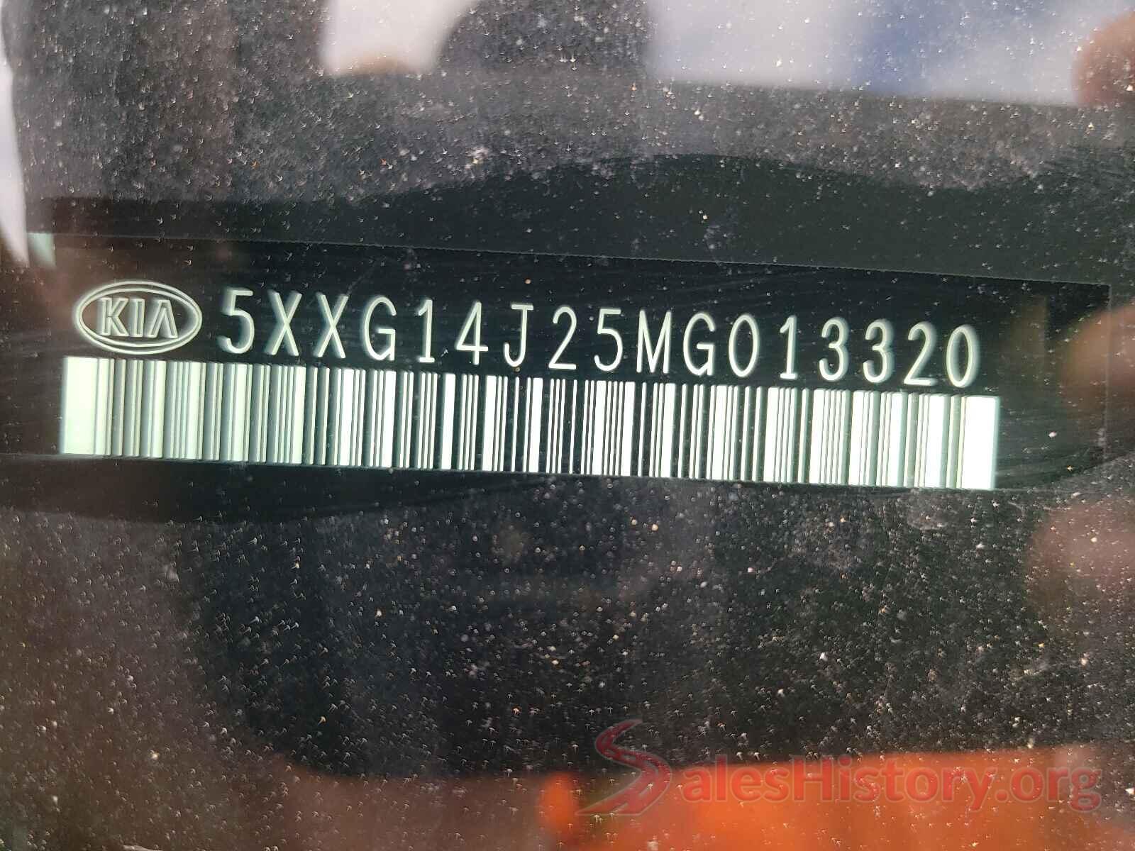 5XXG14J25MG013320 2021 KIA K5