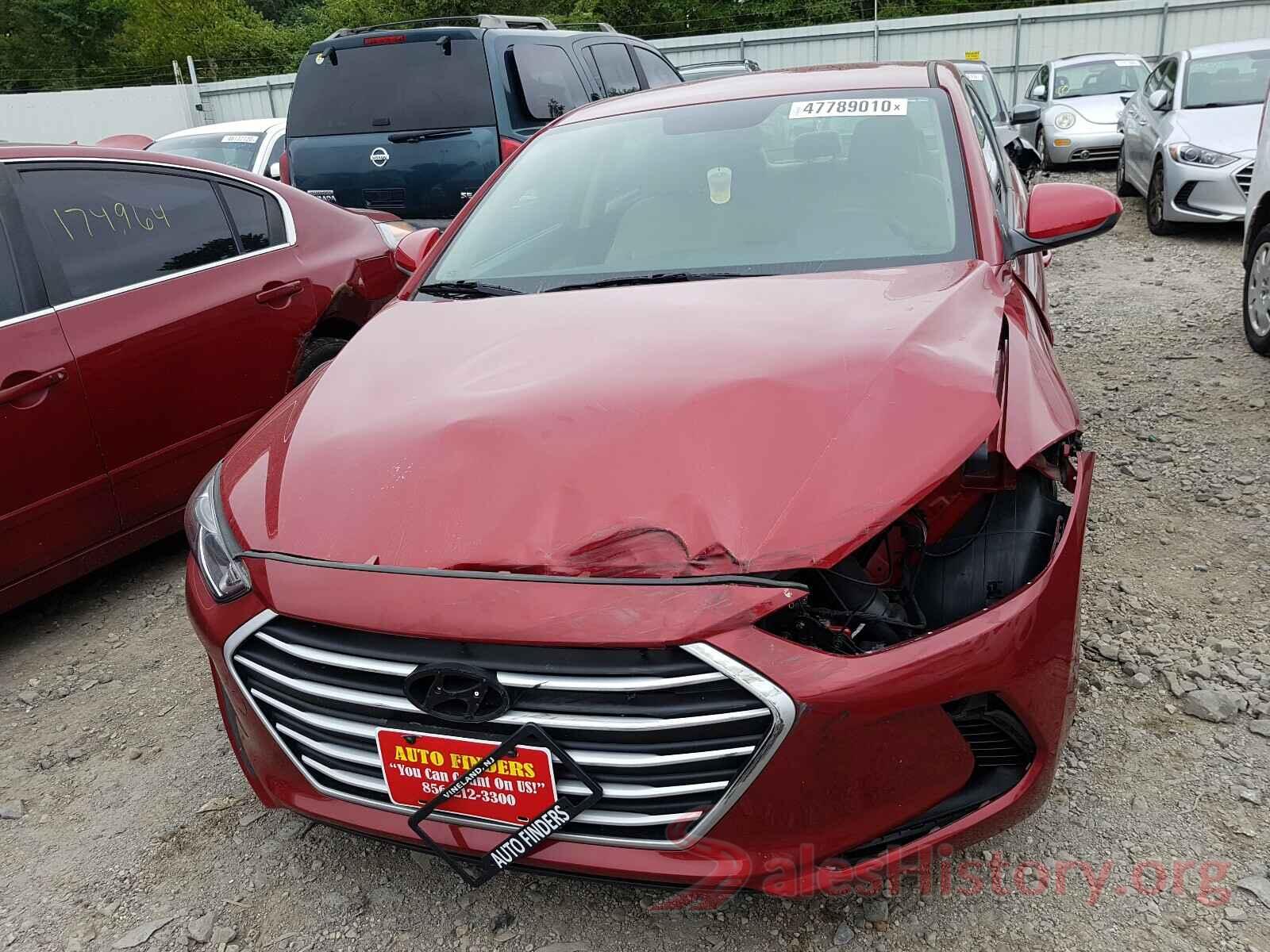 KMHD74LF8HU431190 2017 HYUNDAI ELANTRA