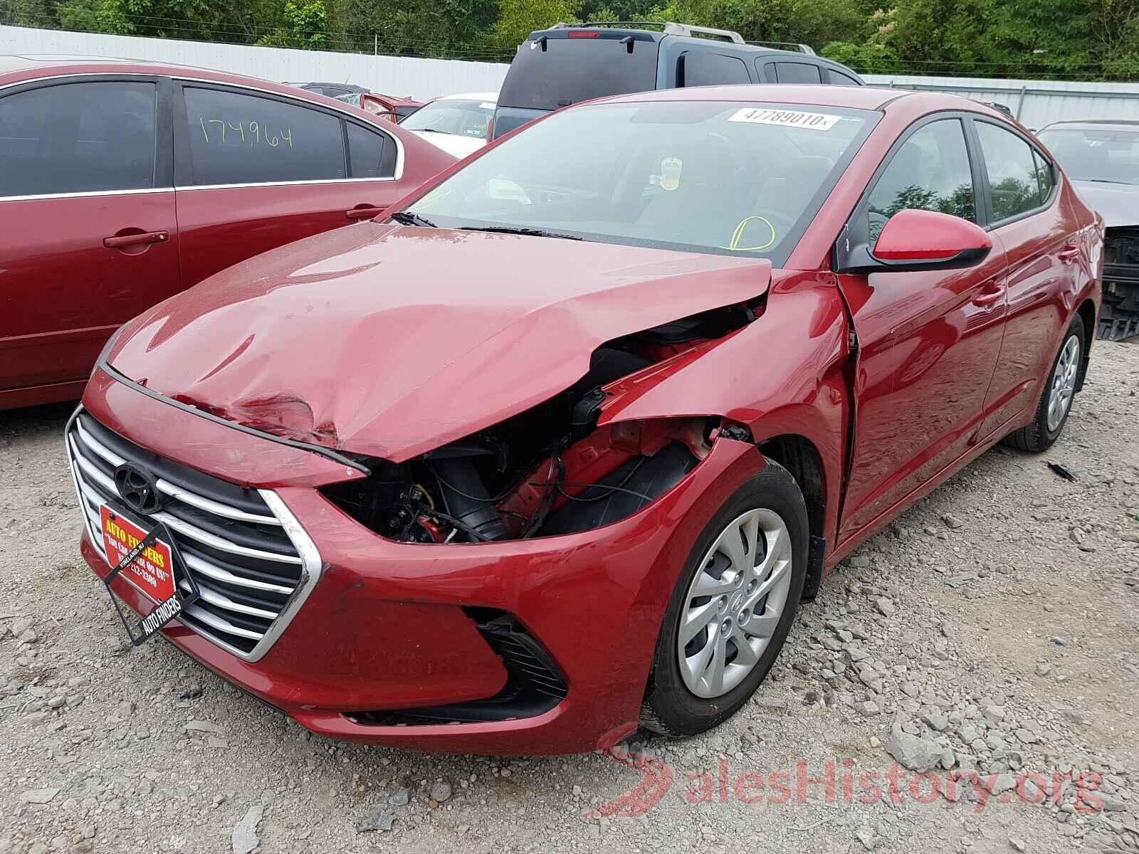 KMHD74LF8HU431190 2017 HYUNDAI ELANTRA