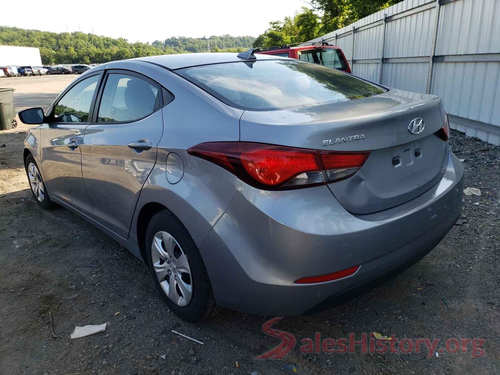 5NPDH4AE3GH744622 2016 HYUNDAI ELANTRA