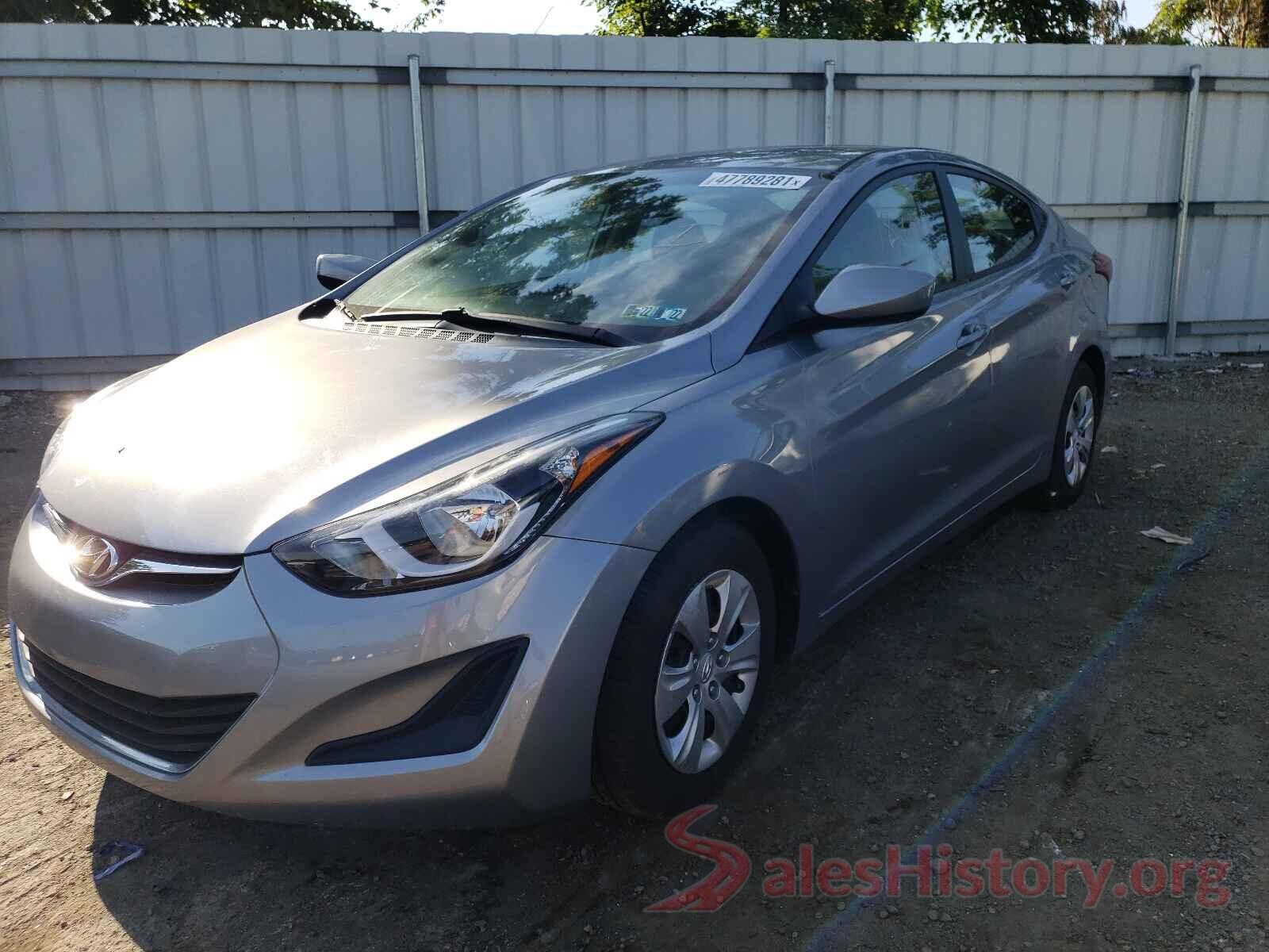 5NPDH4AE3GH744622 2016 HYUNDAI ELANTRA