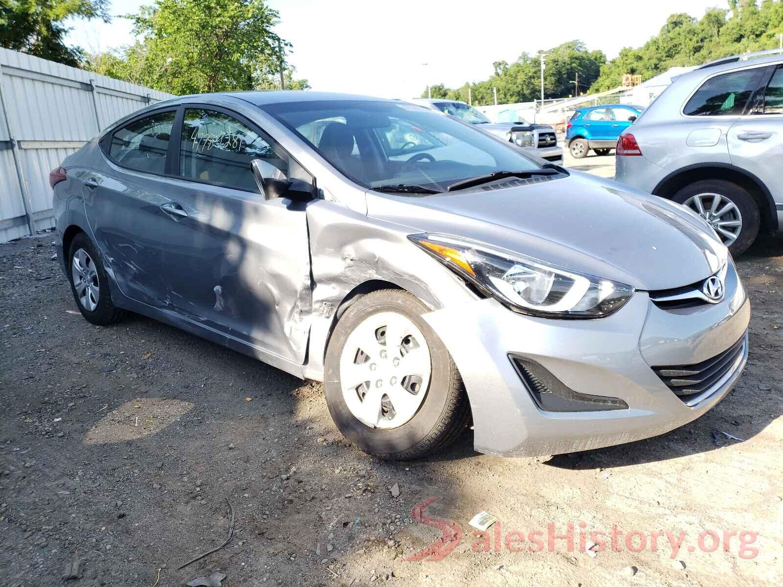 5NPDH4AE3GH744622 2016 HYUNDAI ELANTRA