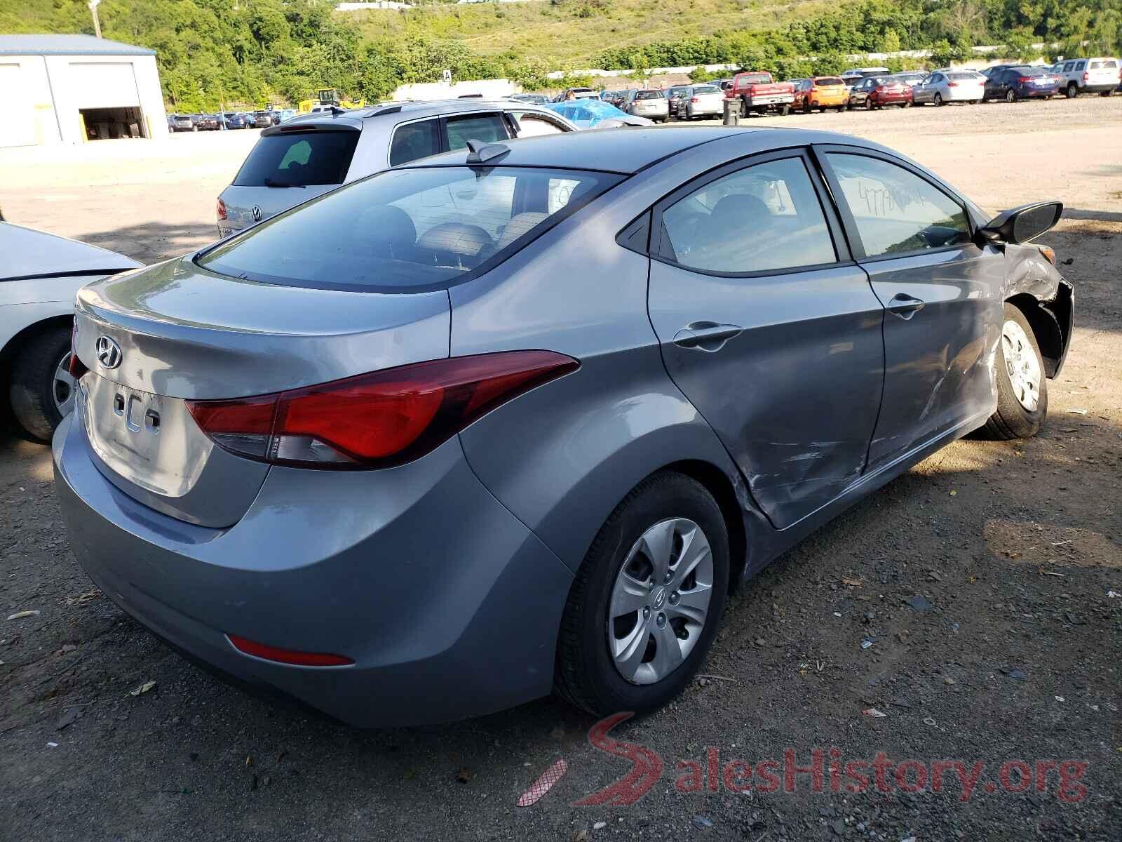 5NPDH4AE3GH744622 2016 HYUNDAI ELANTRA