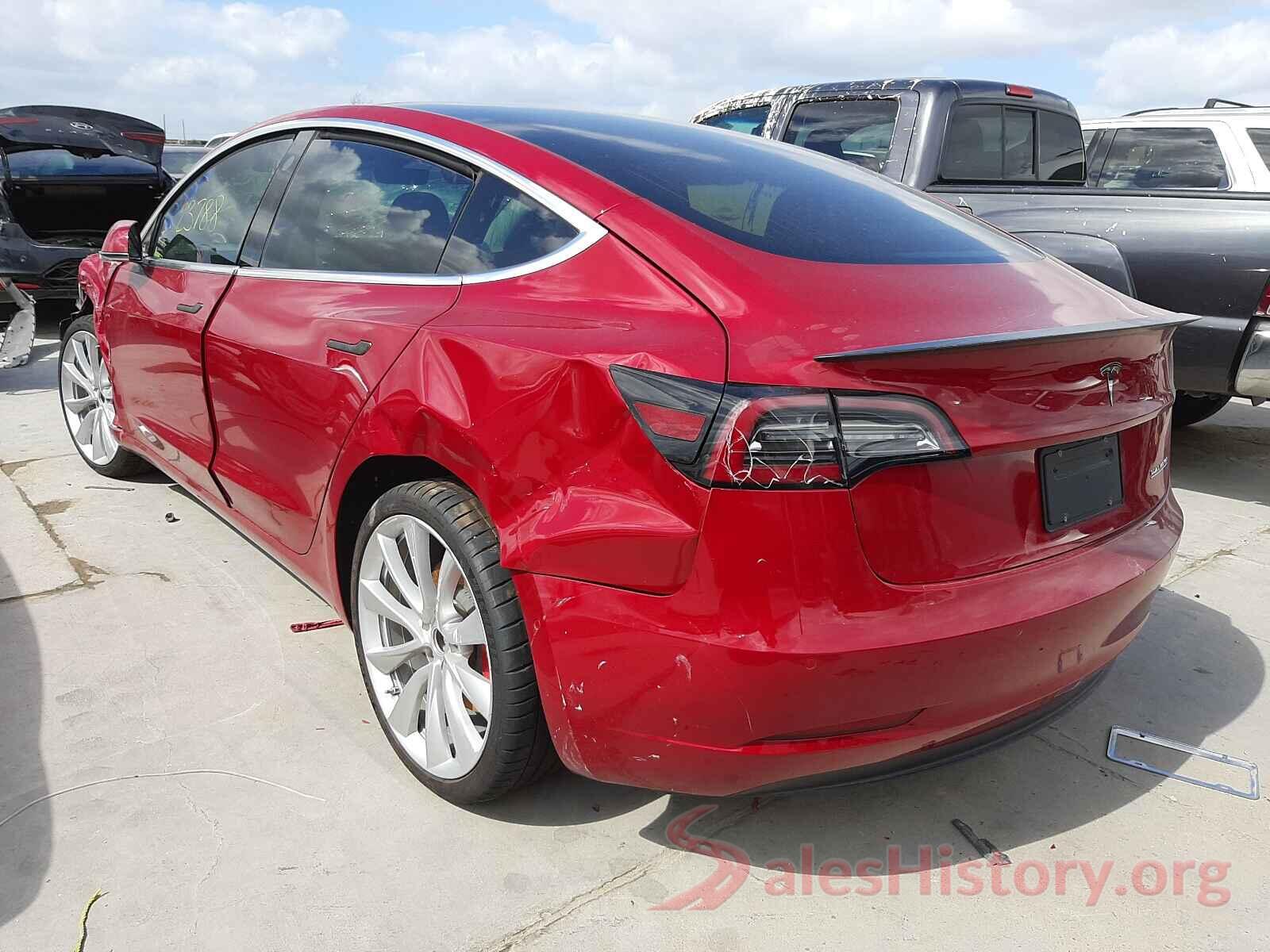 5YJ3E1EB7KF447086 2019 TESLA MODEL 3