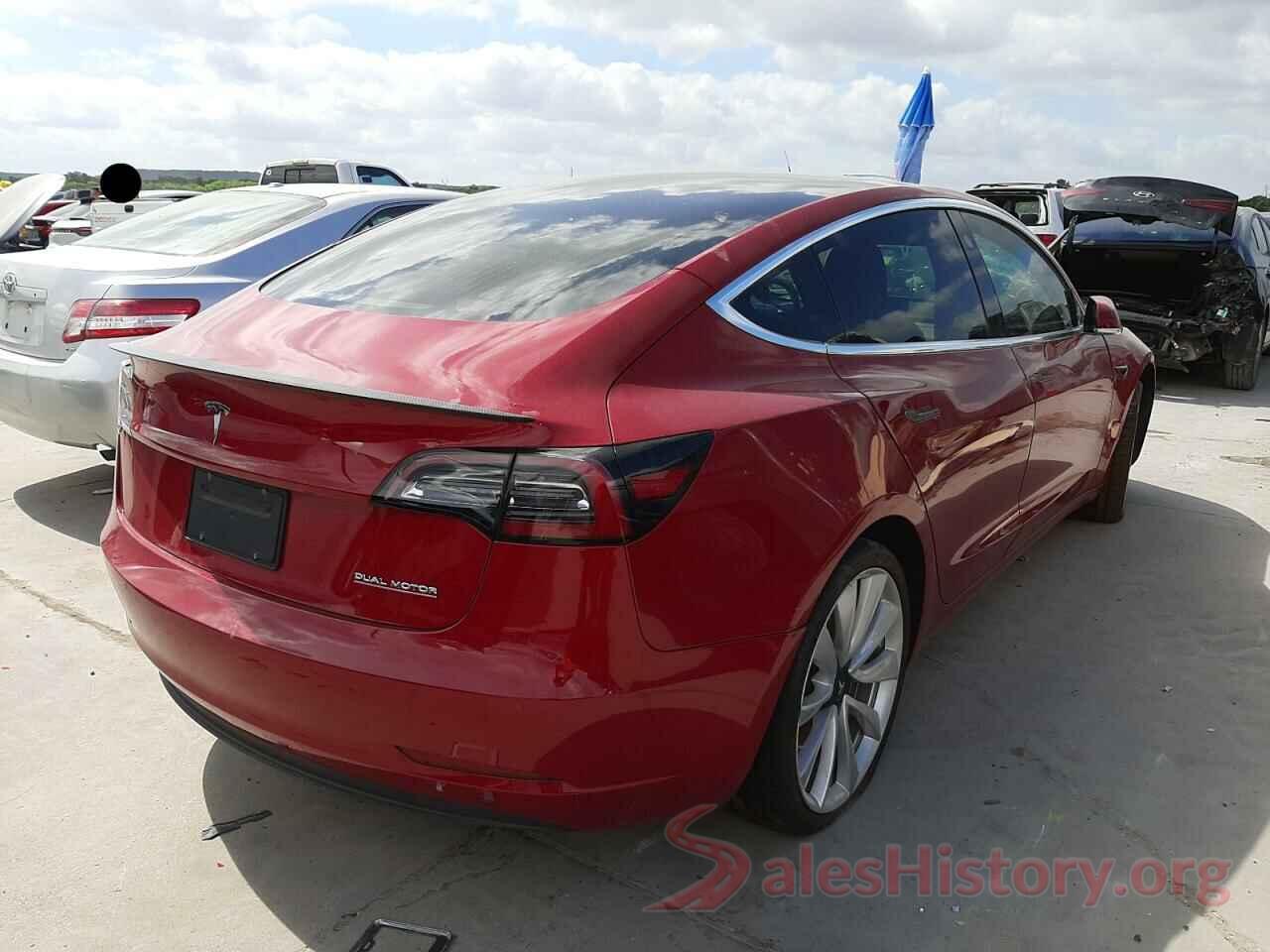 5YJ3E1EB7KF447086 2019 TESLA MODEL 3