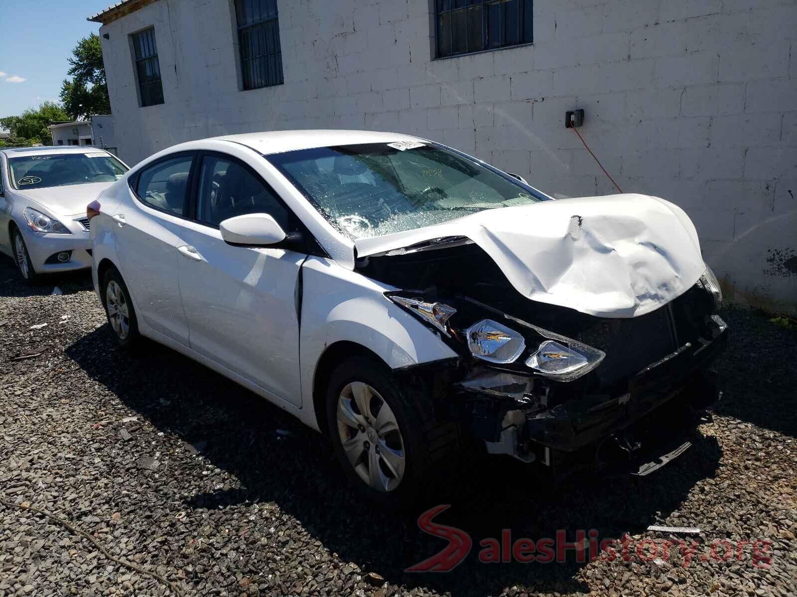 5NPDH4AEXGH673239 2016 HYUNDAI ELANTRA