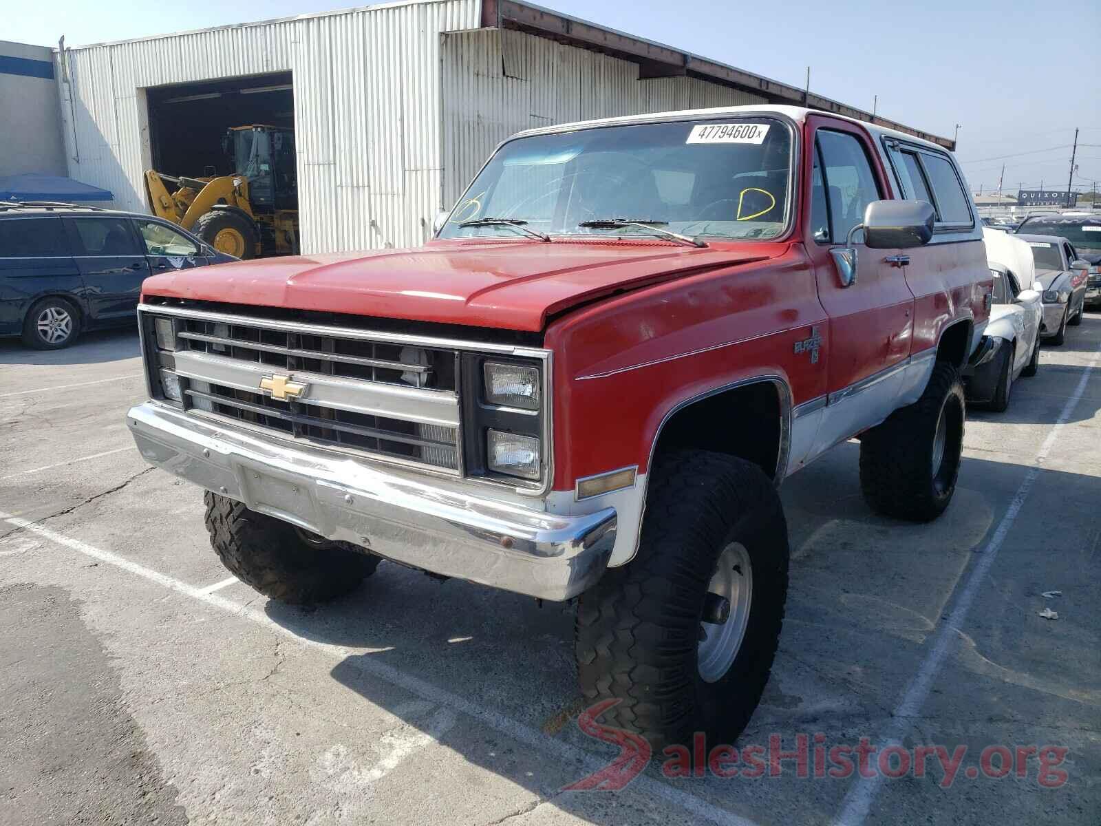 1G8EK18LXFF117847 1985 CHEVROLET BLAZER