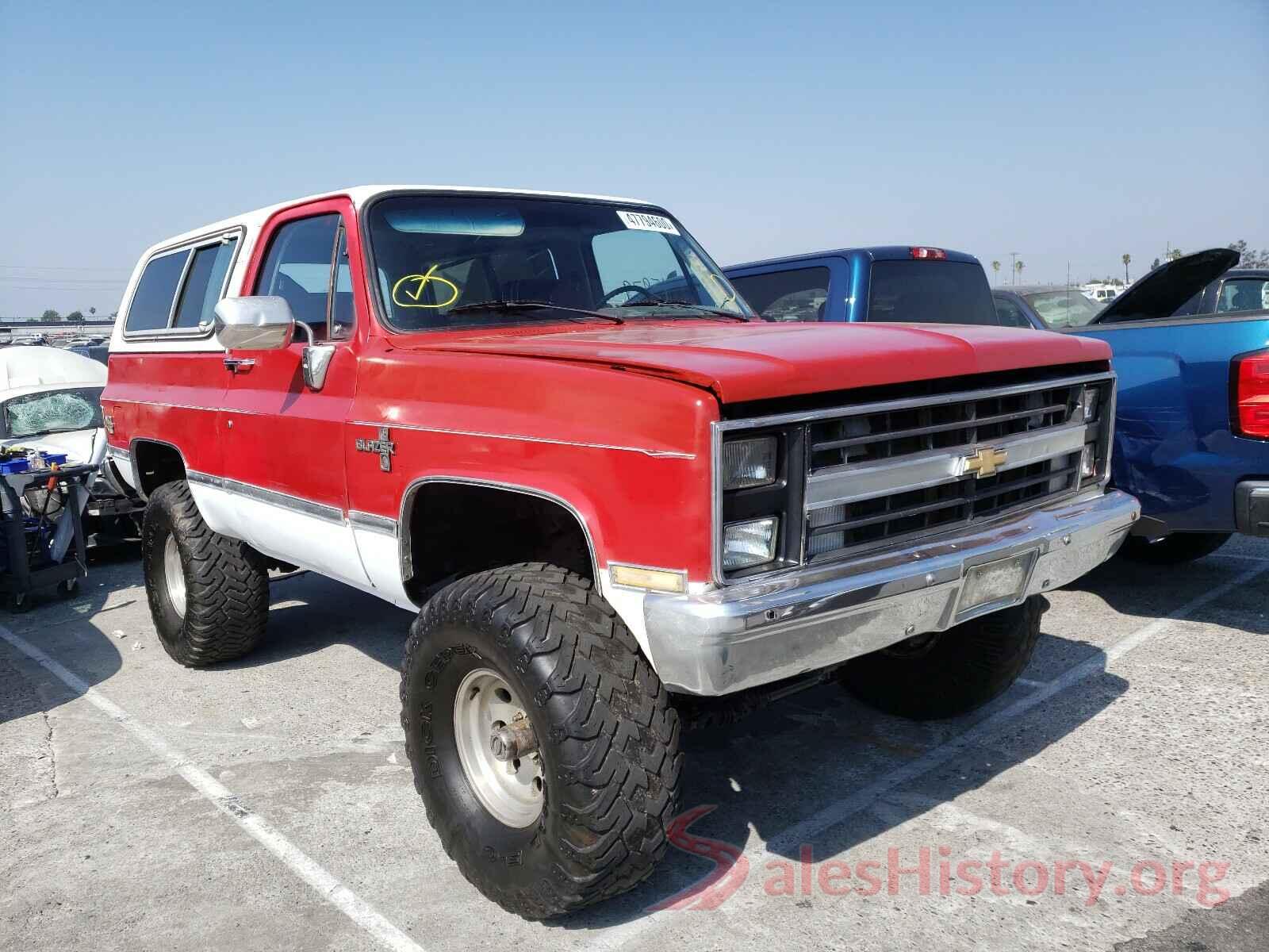 1G8EK18LXFF117847 1985 CHEVROLET BLAZER