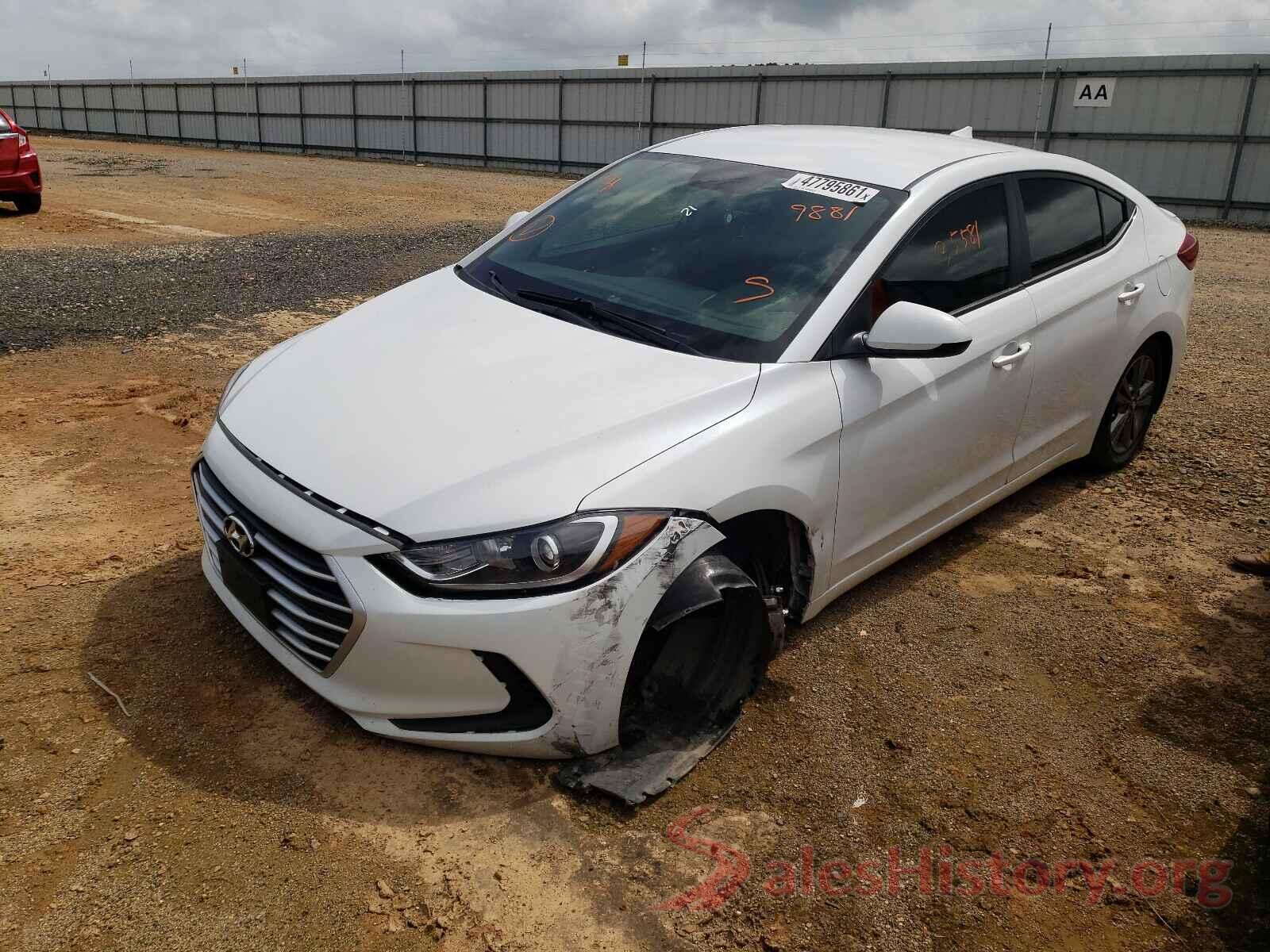 5NPD84LF3JH399881 2018 HYUNDAI ELANTRA