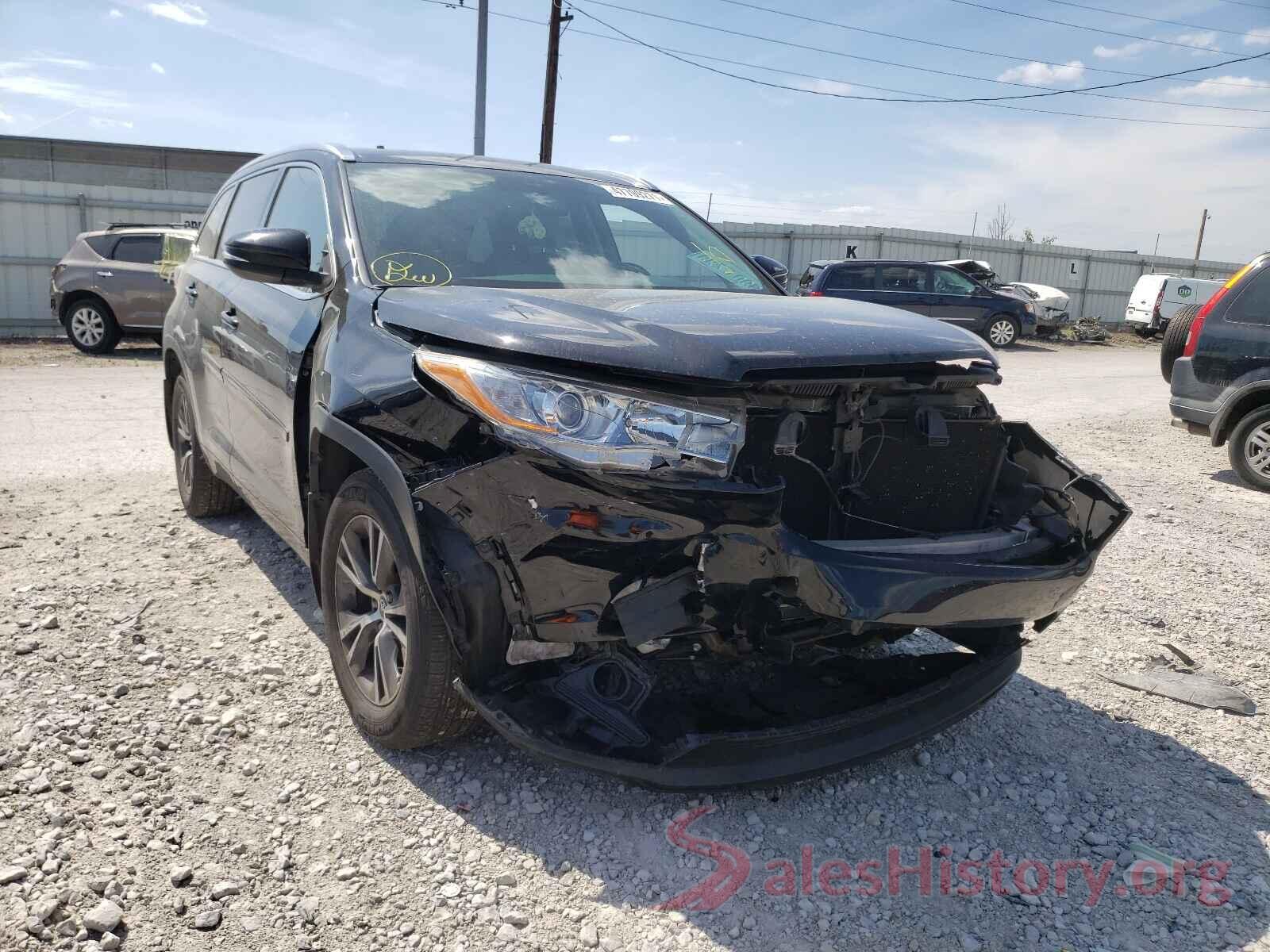 5TDJKRFH3GS280665 2016 TOYOTA HIGHLANDER