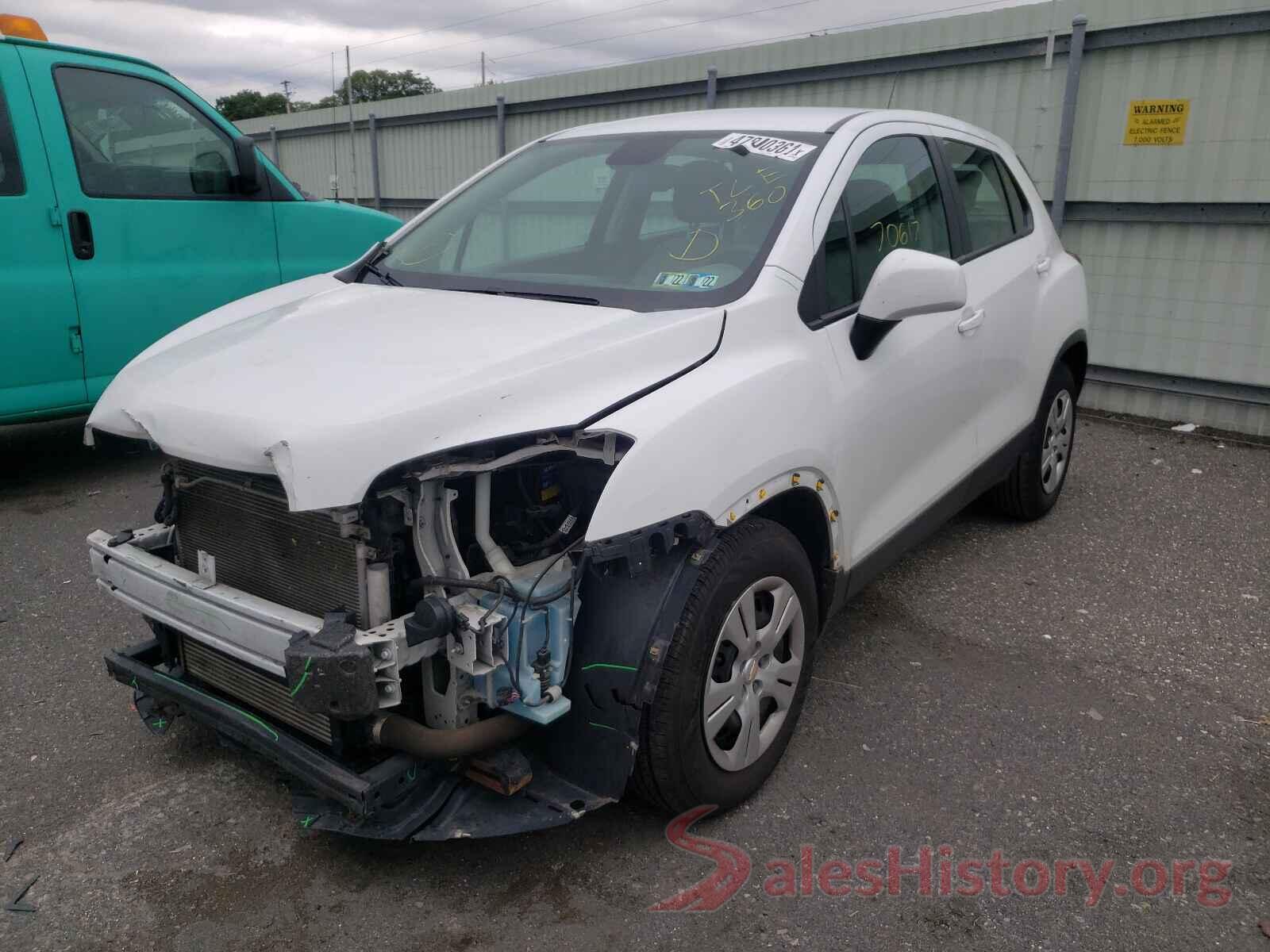 KL7CJKSB5GB505645 2016 CHEVROLET TRAX