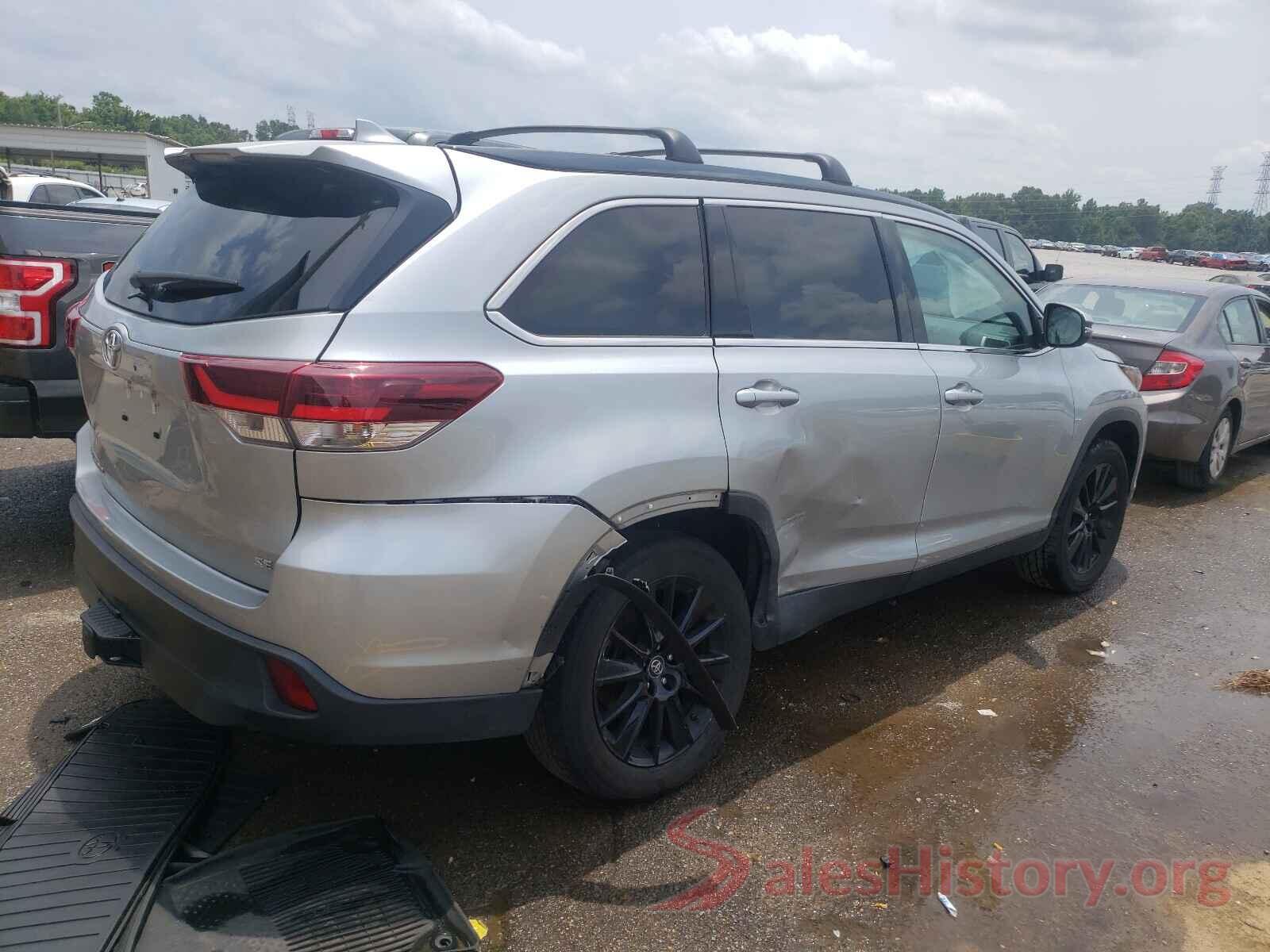 5TDKZRFH0KS334013 2019 TOYOTA HIGHLANDER