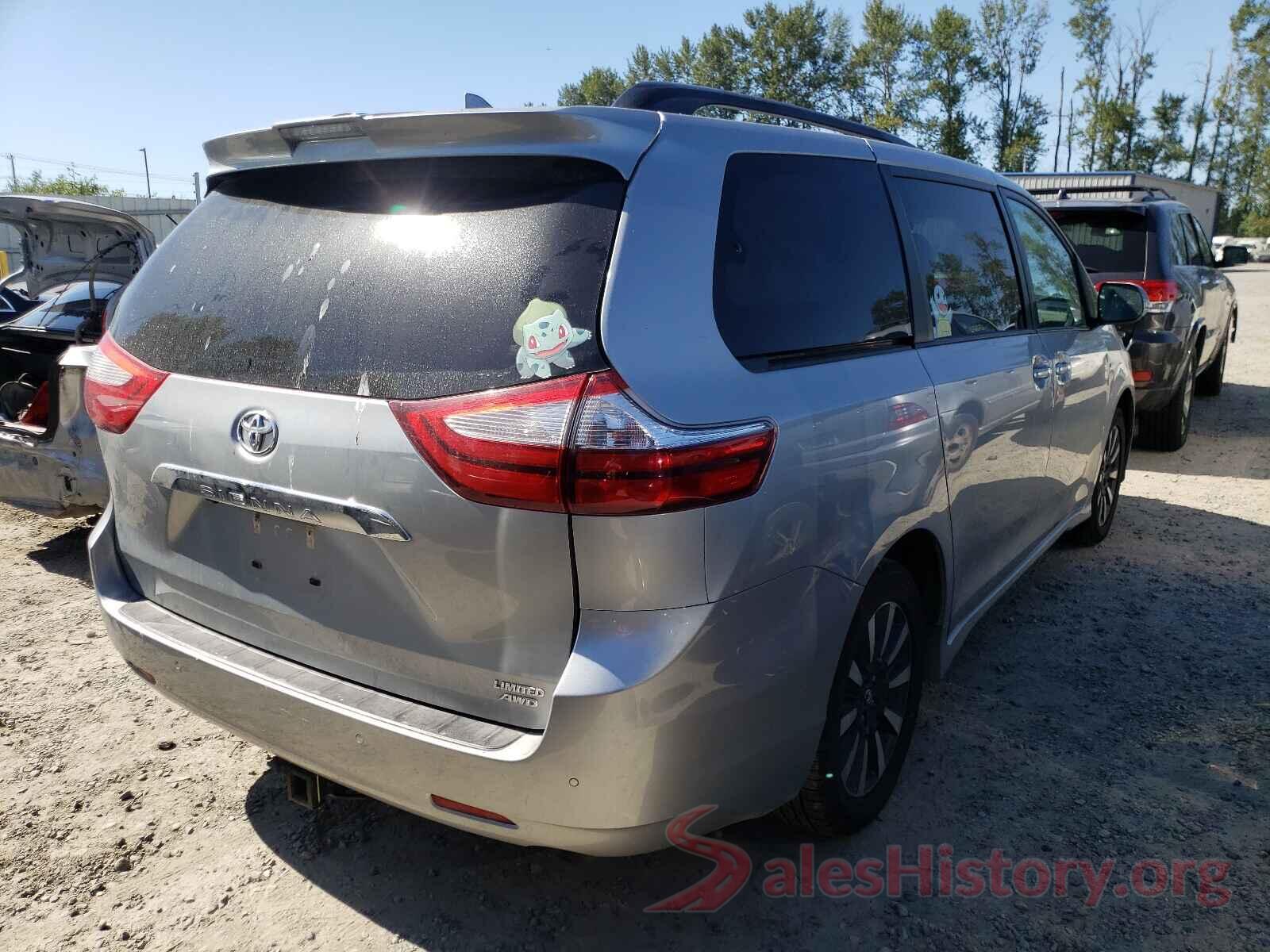 5TDDZ3DC2KS227994 2019 TOYOTA SIENNA