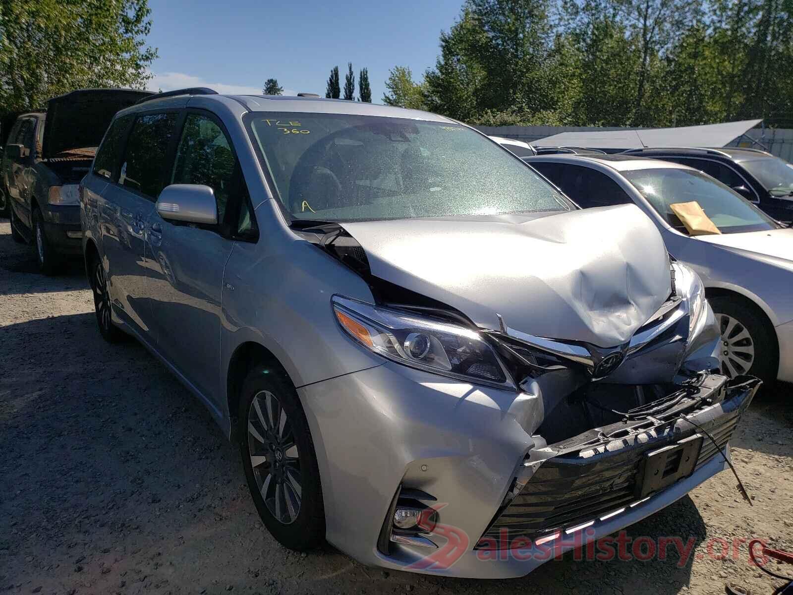 5TDDZ3DC2KS227994 2019 TOYOTA SIENNA