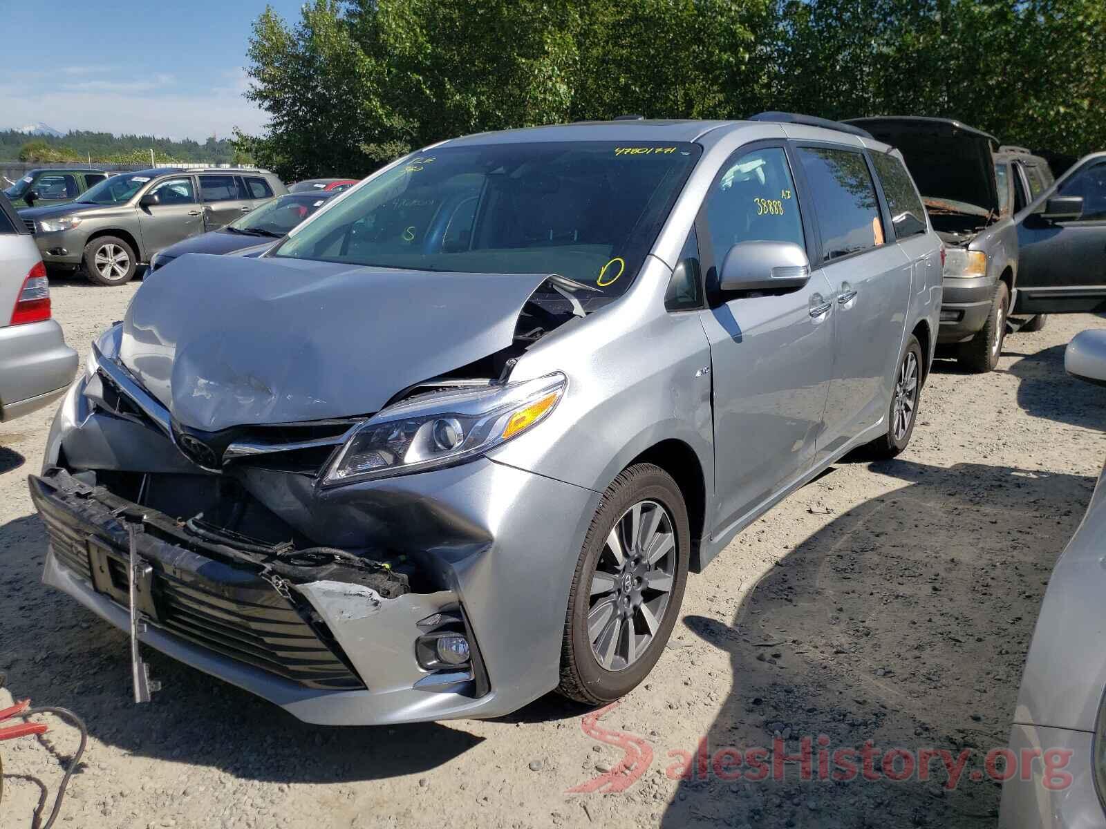 5TDDZ3DC2KS227994 2019 TOYOTA SIENNA