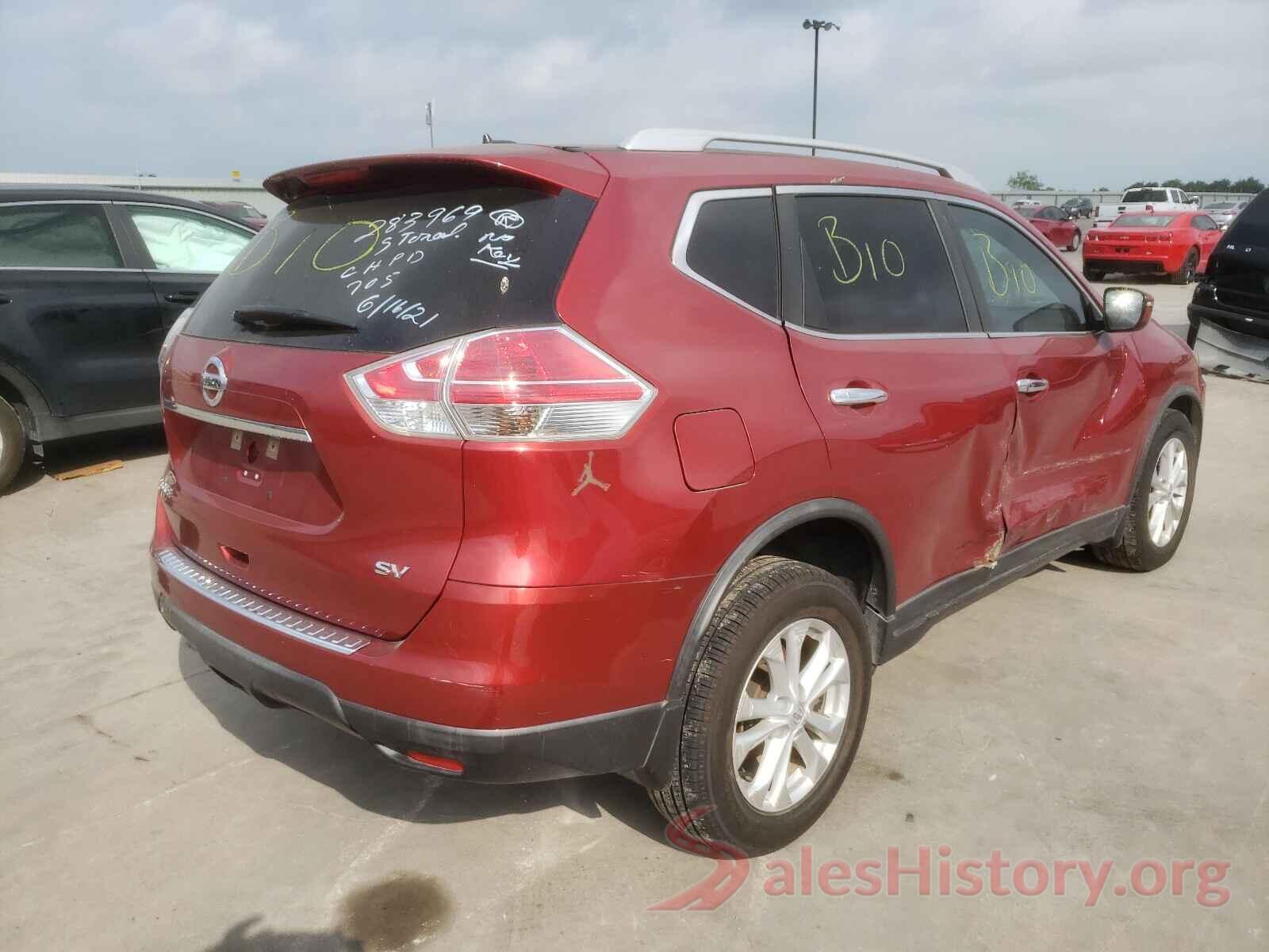 KNMAT2MT4GP695953 2016 NISSAN ROGUE