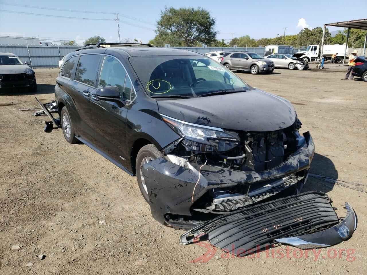 5TDJSKFC9MS011822 2021 TOYOTA SIENNA