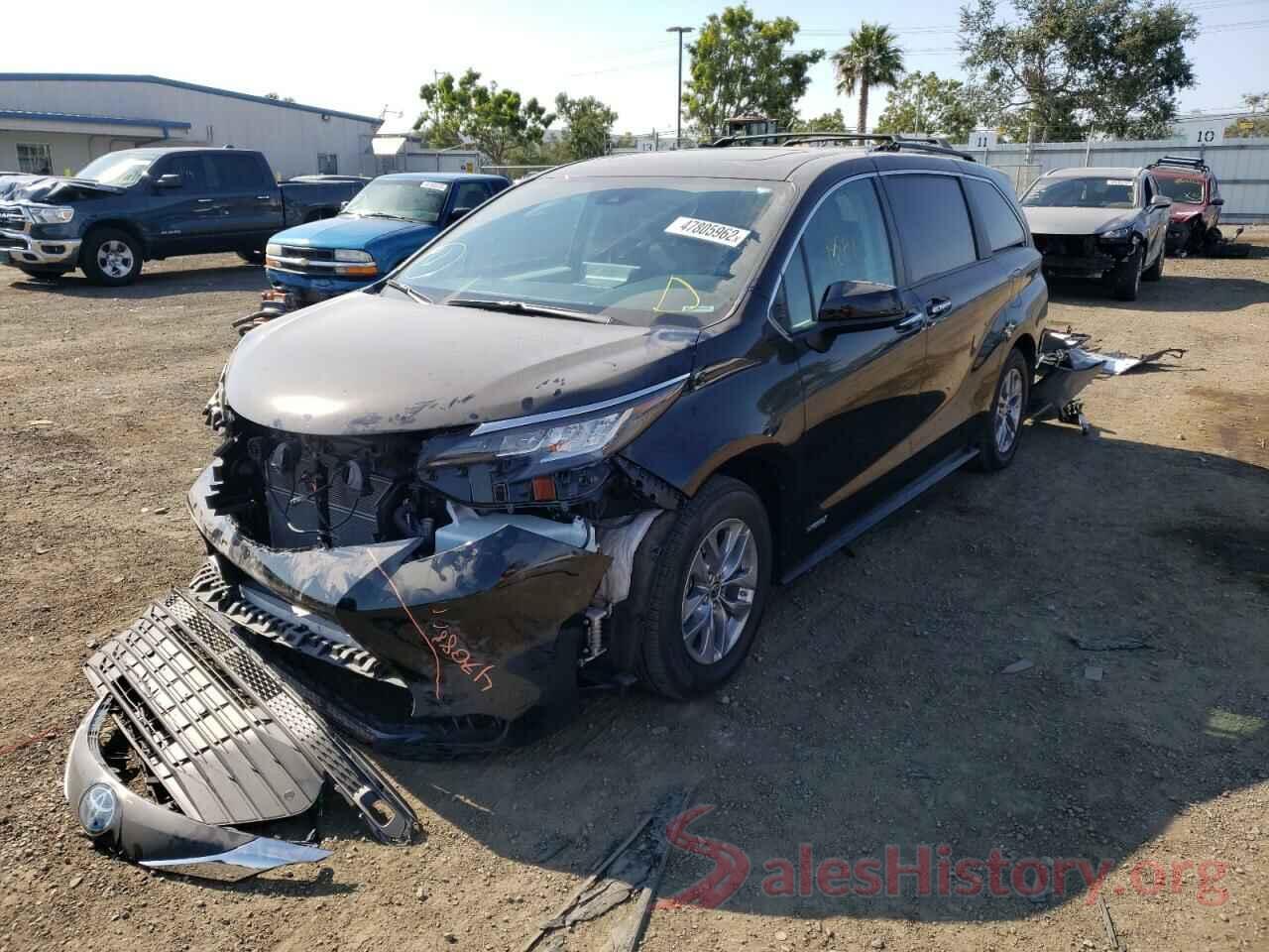 5TDJSKFC9MS011822 2021 TOYOTA SIENNA