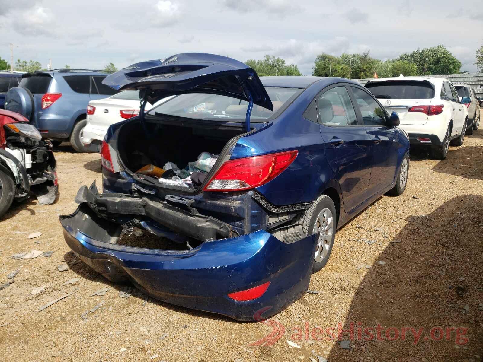 KMHCT4AE3GU960529 2016 HYUNDAI ACCENT