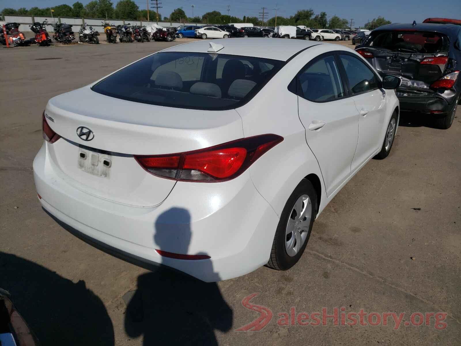 5NPDH4AE7GH698552 2016 HYUNDAI ELANTRA