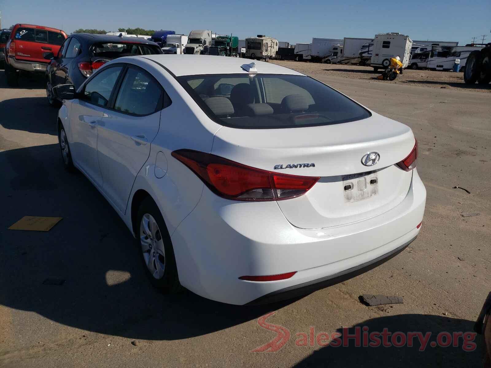 5NPDH4AE7GH698552 2016 HYUNDAI ELANTRA