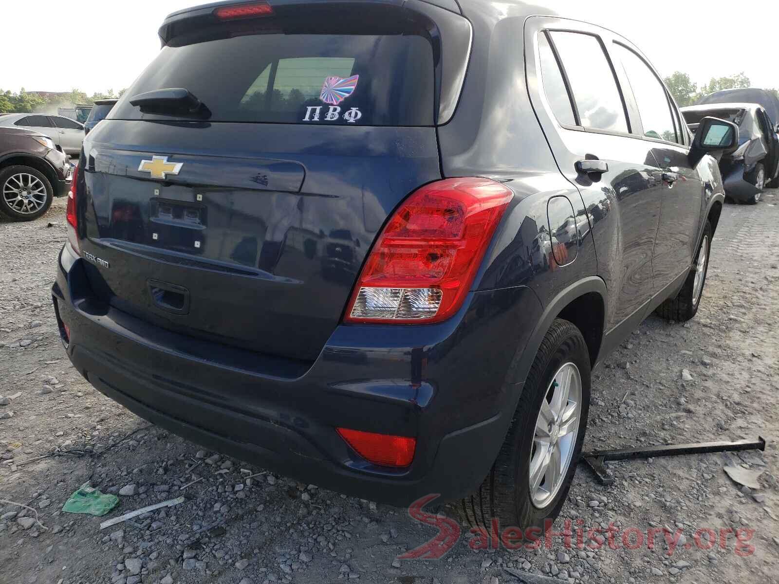 3GNCJNSB2KL316910 2019 CHEVROLET TRAX