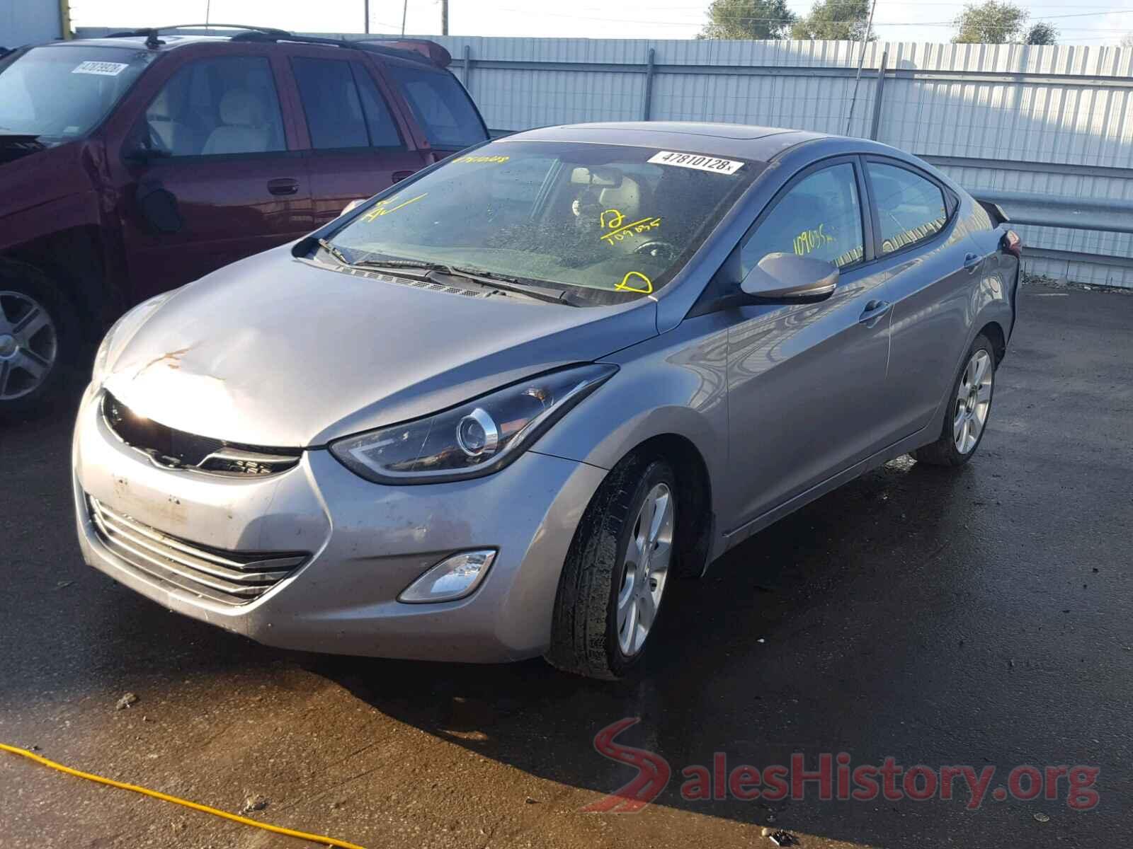 KMHDH4AE1CU456075 2012 HYUNDAI ELANTRA