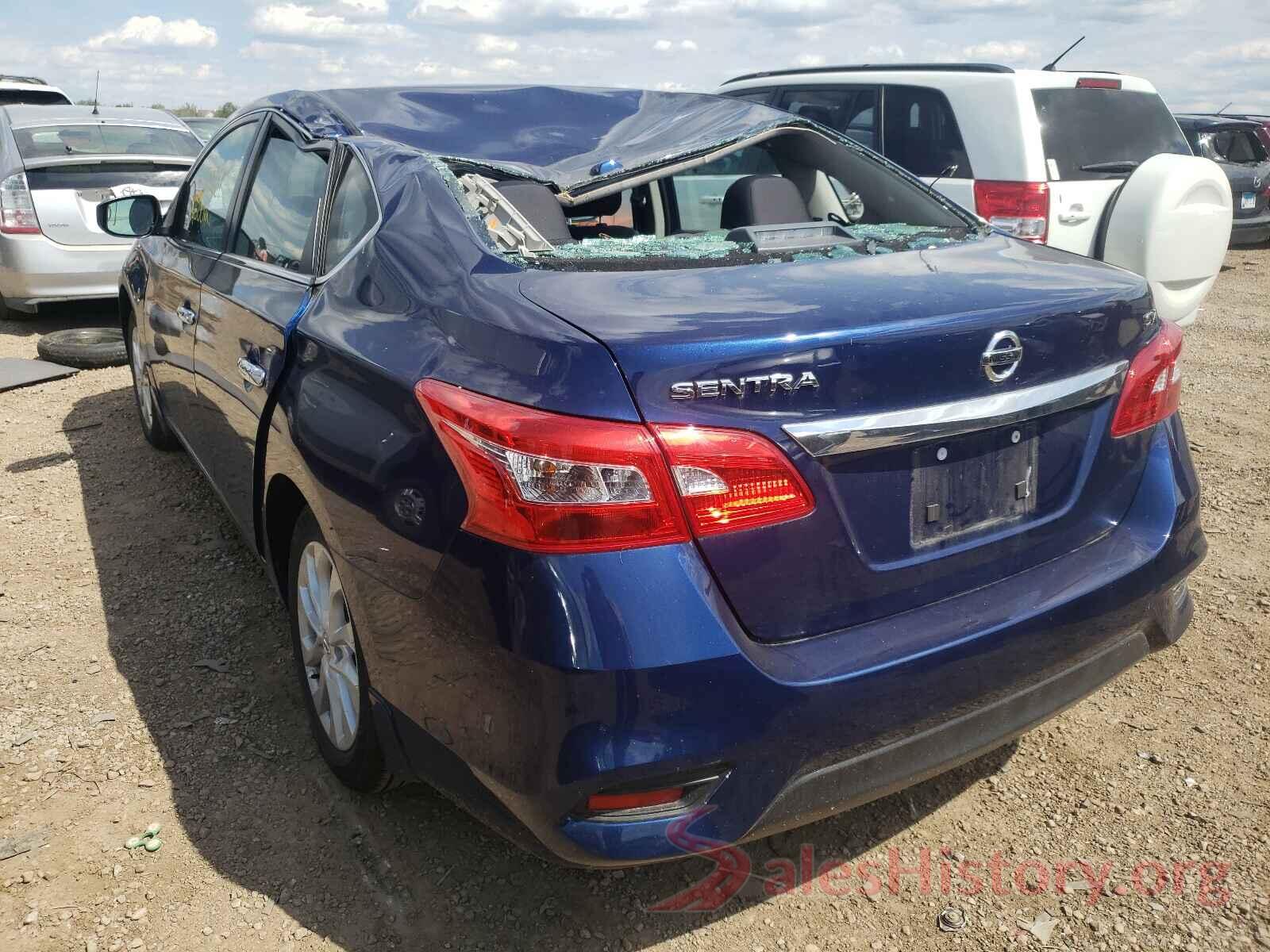 3N1AB7AP0KY249557 2019 NISSAN SENTRA