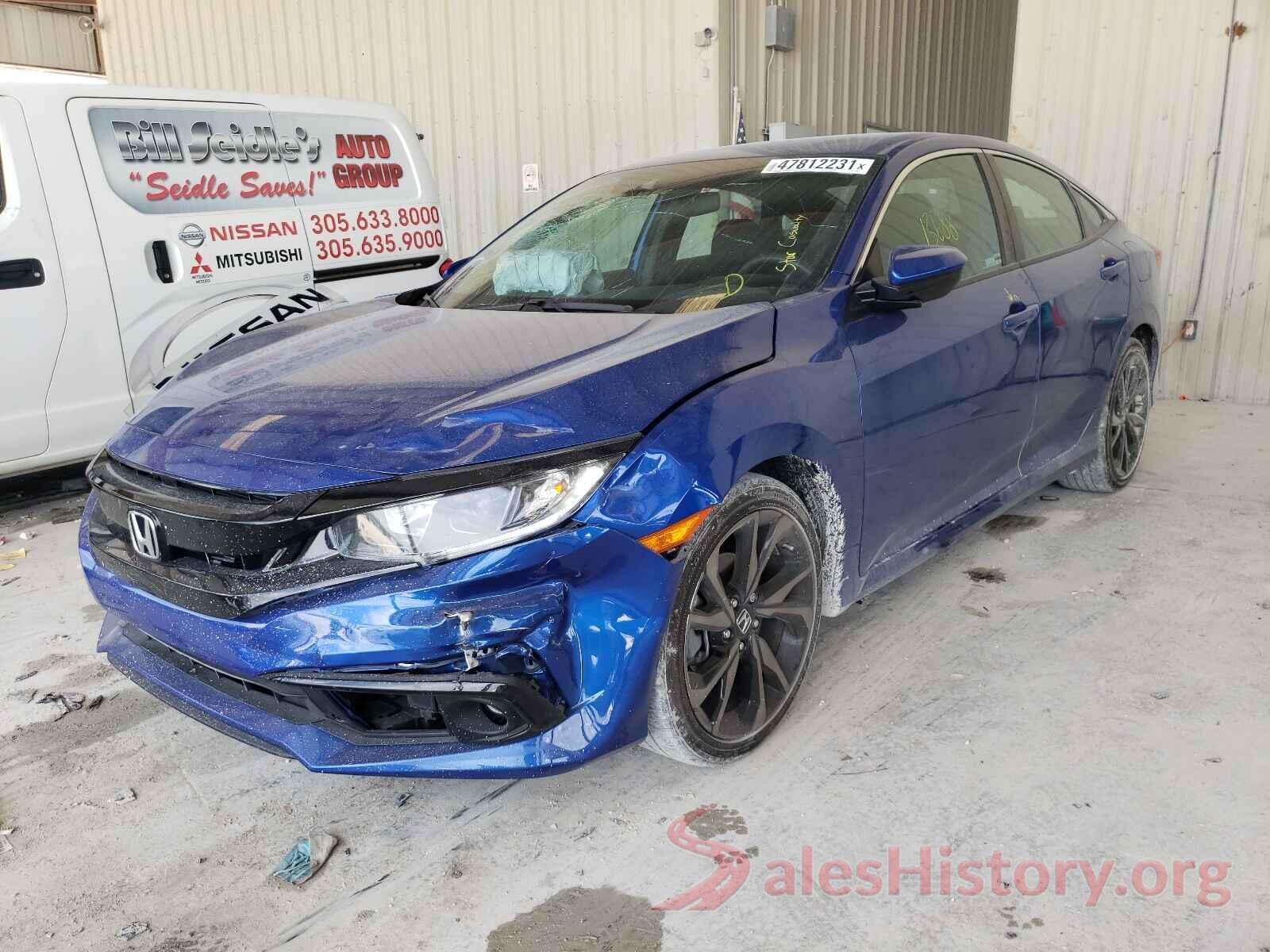 2HGFC2F87KH596847 2019 HONDA CIVIC