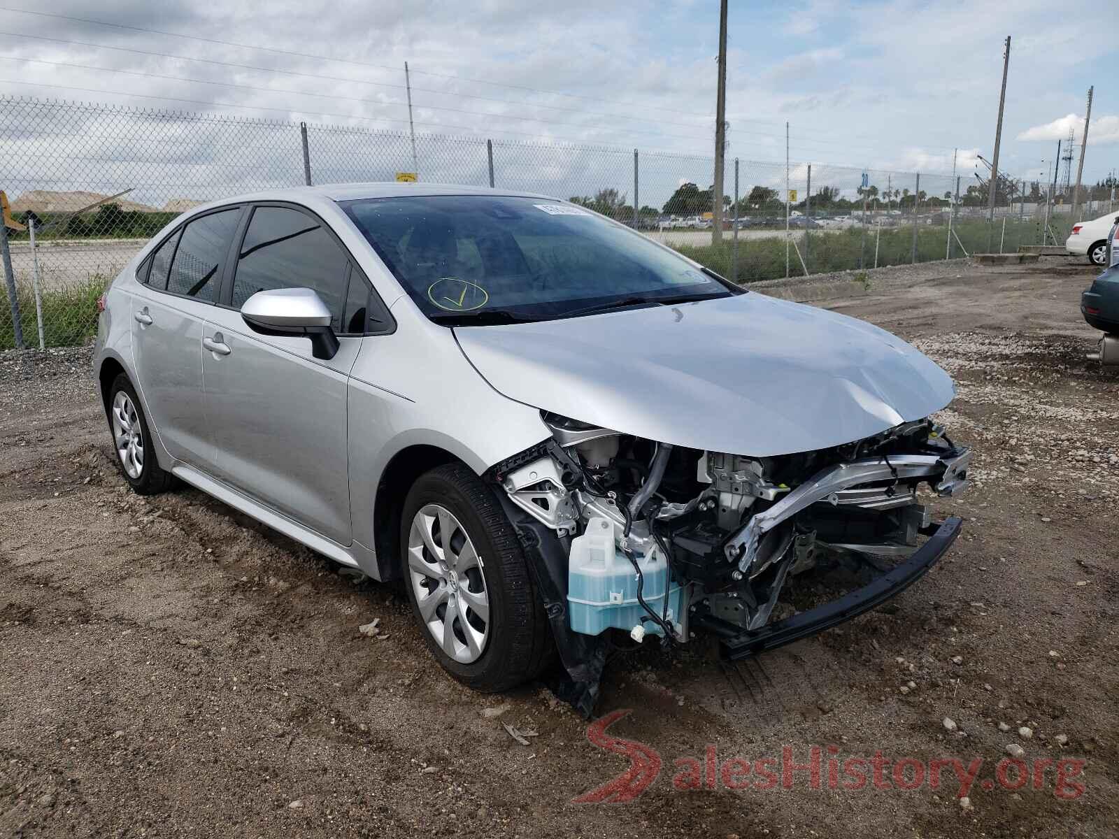 JTDEPRAE1LJ077636 2020 TOYOTA COROLLA