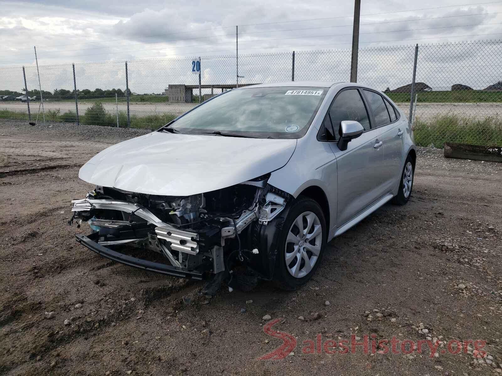 JTDEPRAE1LJ077636 2020 TOYOTA COROLLA