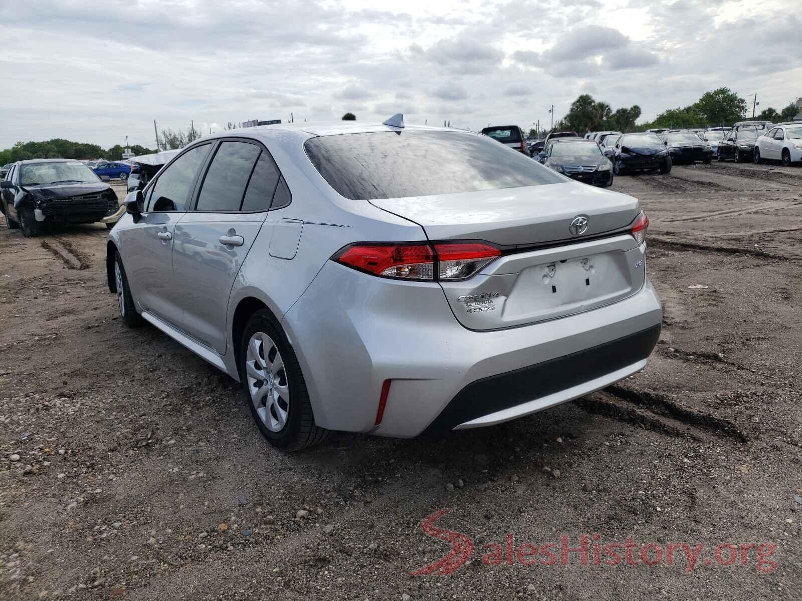 JTDEPRAE1LJ077636 2020 TOYOTA COROLLA