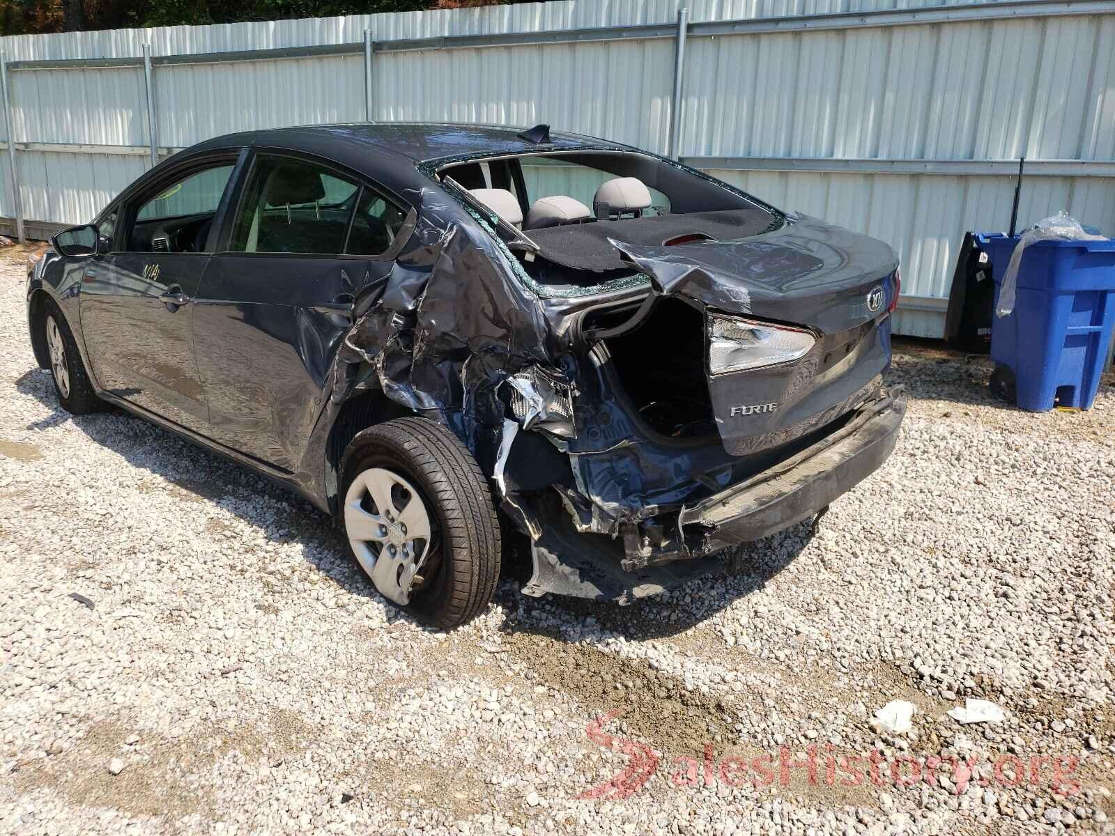 KNAFX4A67G5551696 2016 KIA FORTE