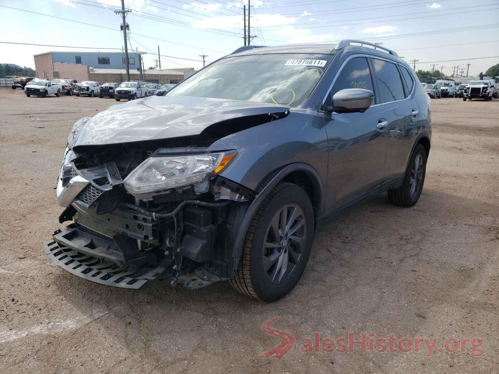 KNMAT2MV2GP682958 2016 NISSAN ROGUE