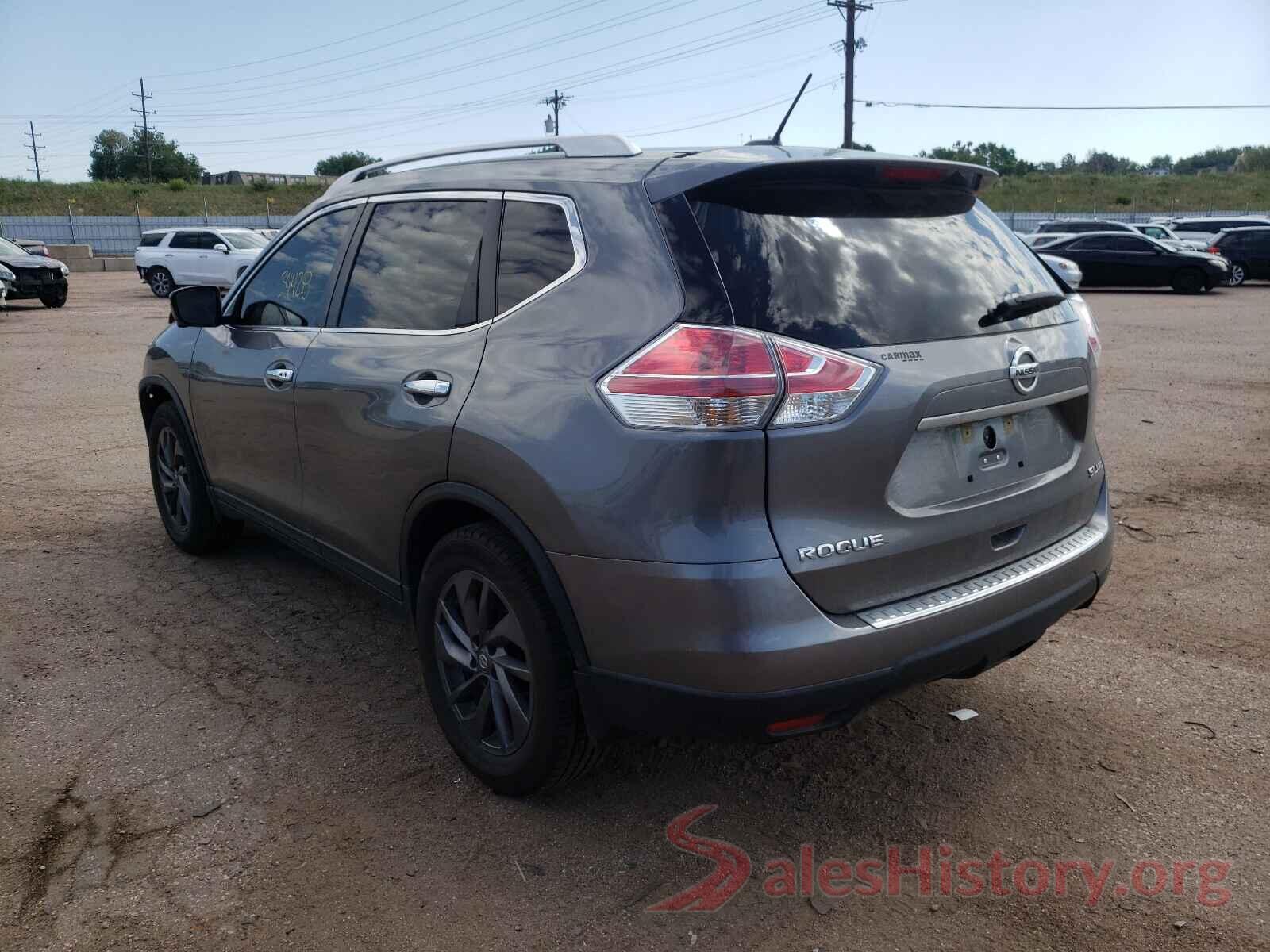 KNMAT2MV2GP682958 2016 NISSAN ROGUE