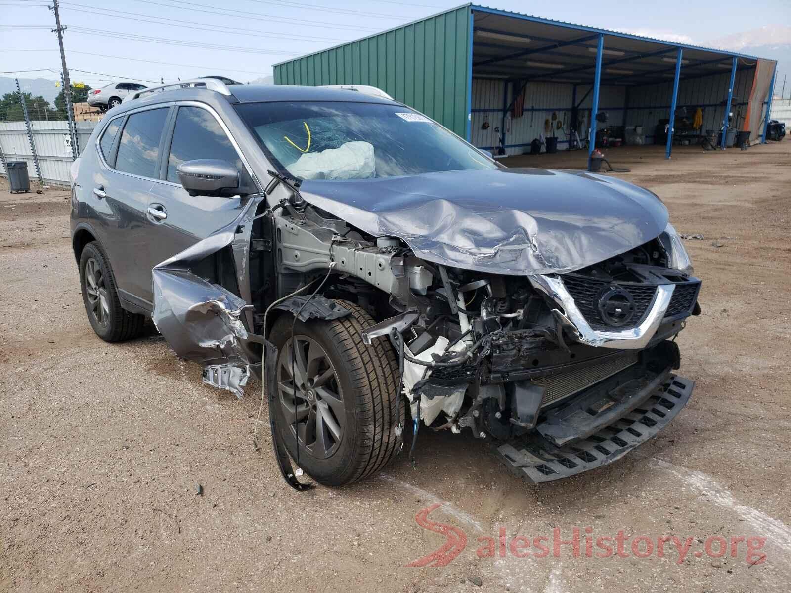 KNMAT2MV2GP682958 2016 NISSAN ROGUE