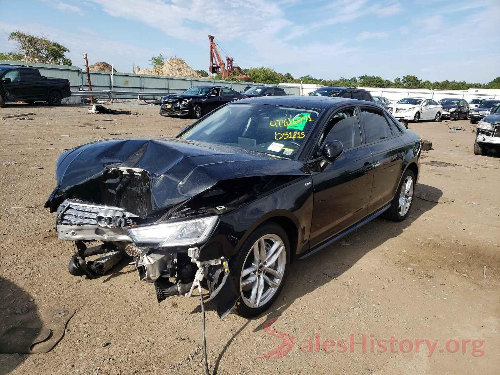 WAUDNAF41HN051215 2017 AUDI A4