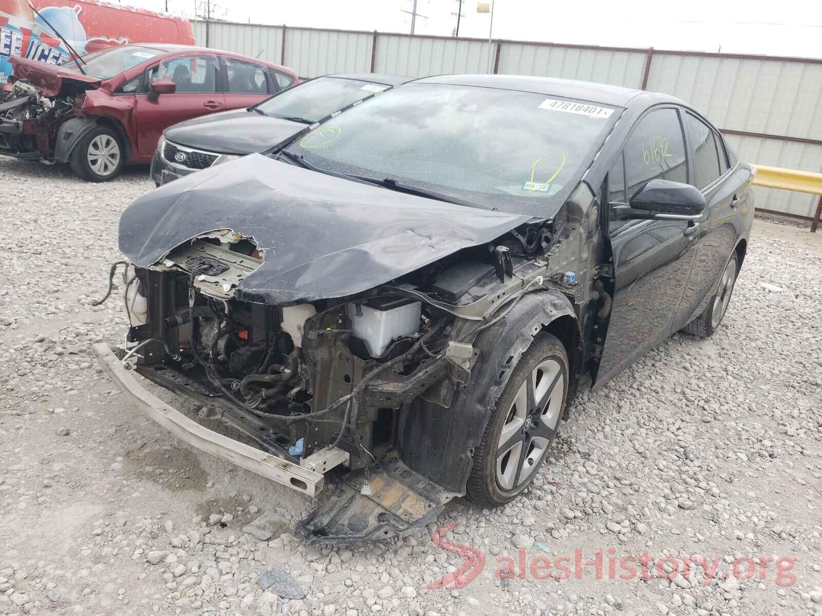 JTDKARFU0J3554885 2018 TOYOTA PRIUS