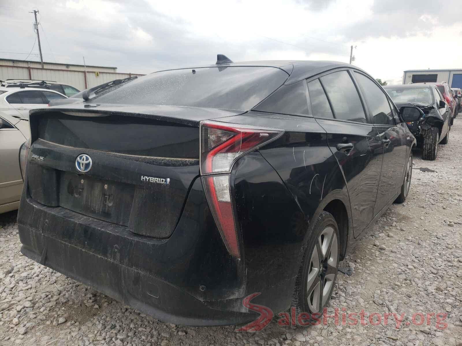 JTDKARFU0J3554885 2018 TOYOTA PRIUS