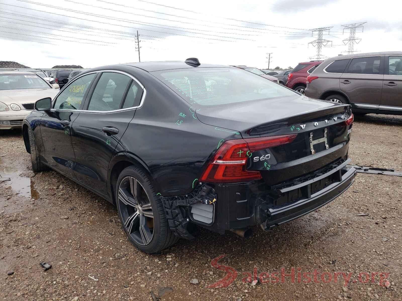 7JRA22TL4KG002250 2019 VOLVO S60