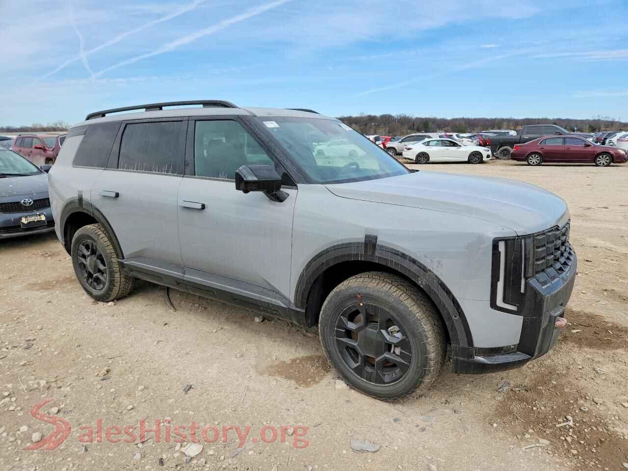 2027 KIA TELLURIDE VIN 5XYPLES18VG005750, rear 3/4 view