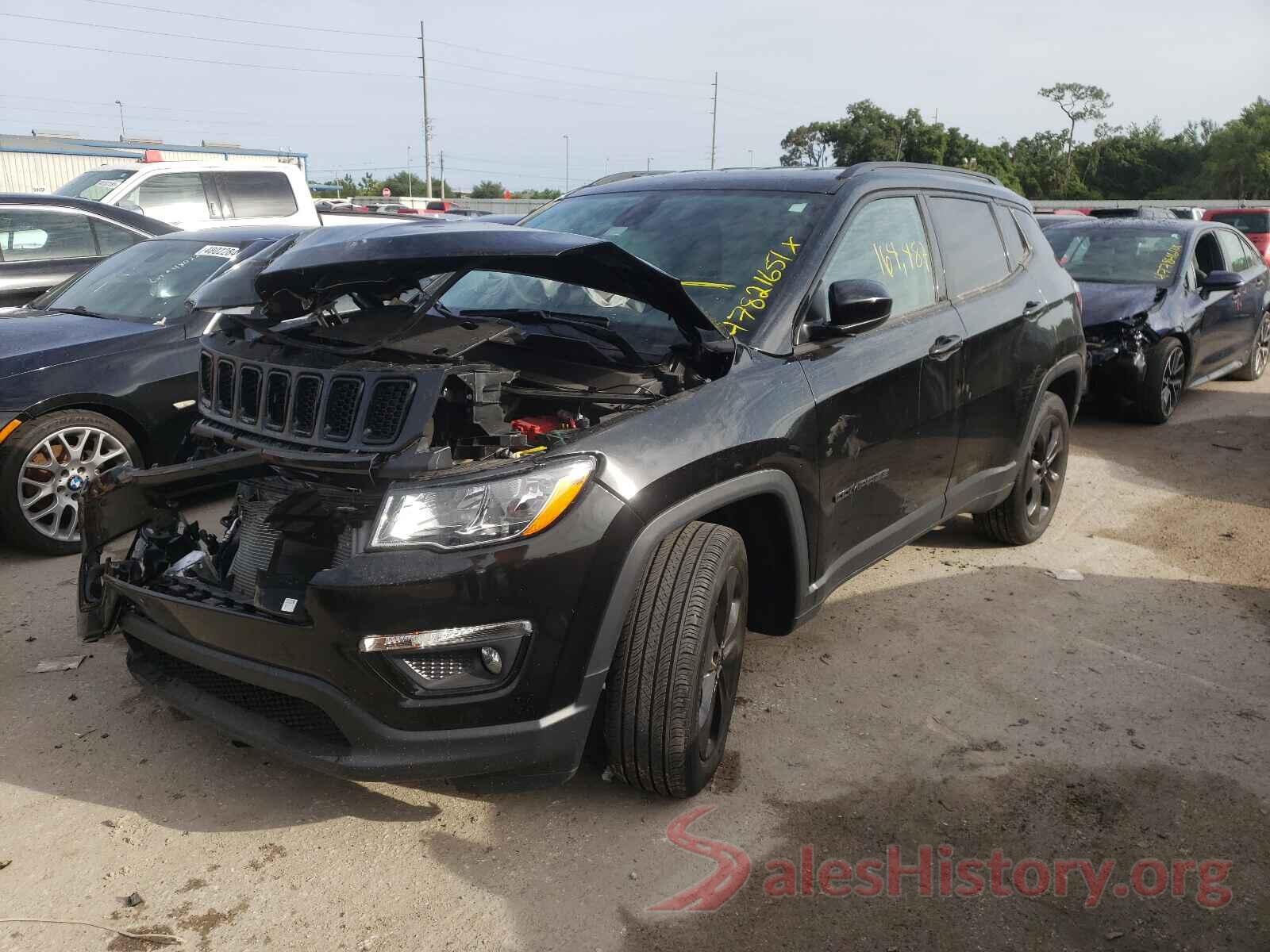 3C4NJCBBXLT125291 2020 JEEP COMPASS