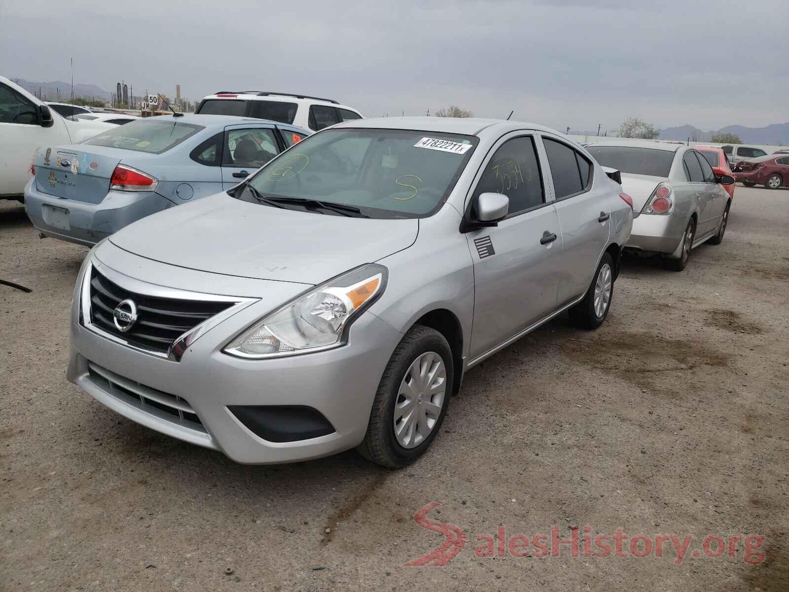 3N1CN7APXGL828012 2016 NISSAN VERSA