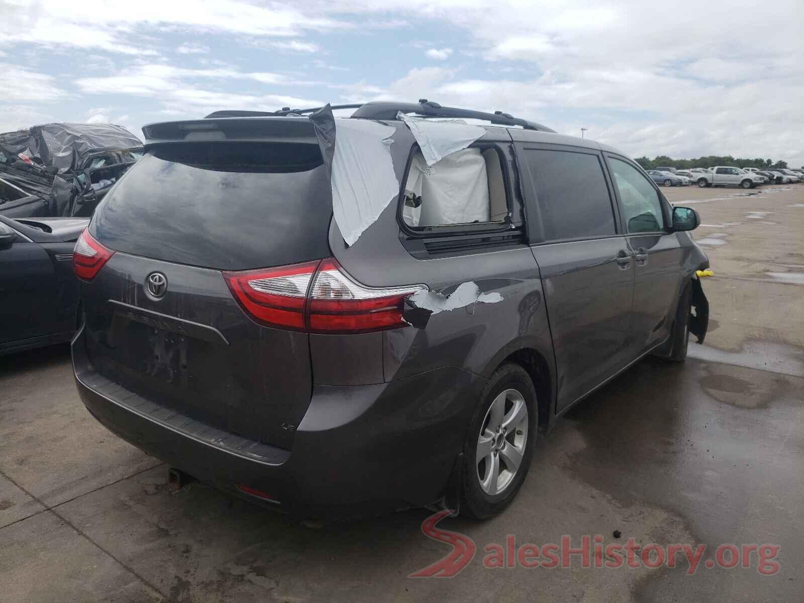 5TDKZ3DC9HS848455 2017 TOYOTA SIENNA