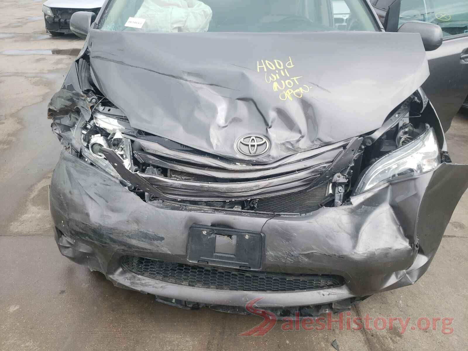 5TDKZ3DC9HS848455 2017 TOYOTA SIENNA