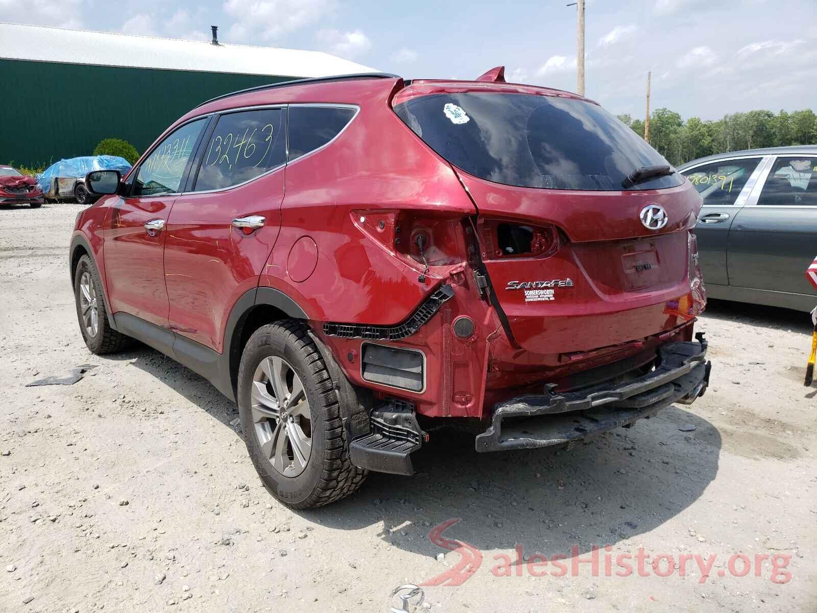 5XYZUDLB8GG379883 2016 HYUNDAI SANTA FE