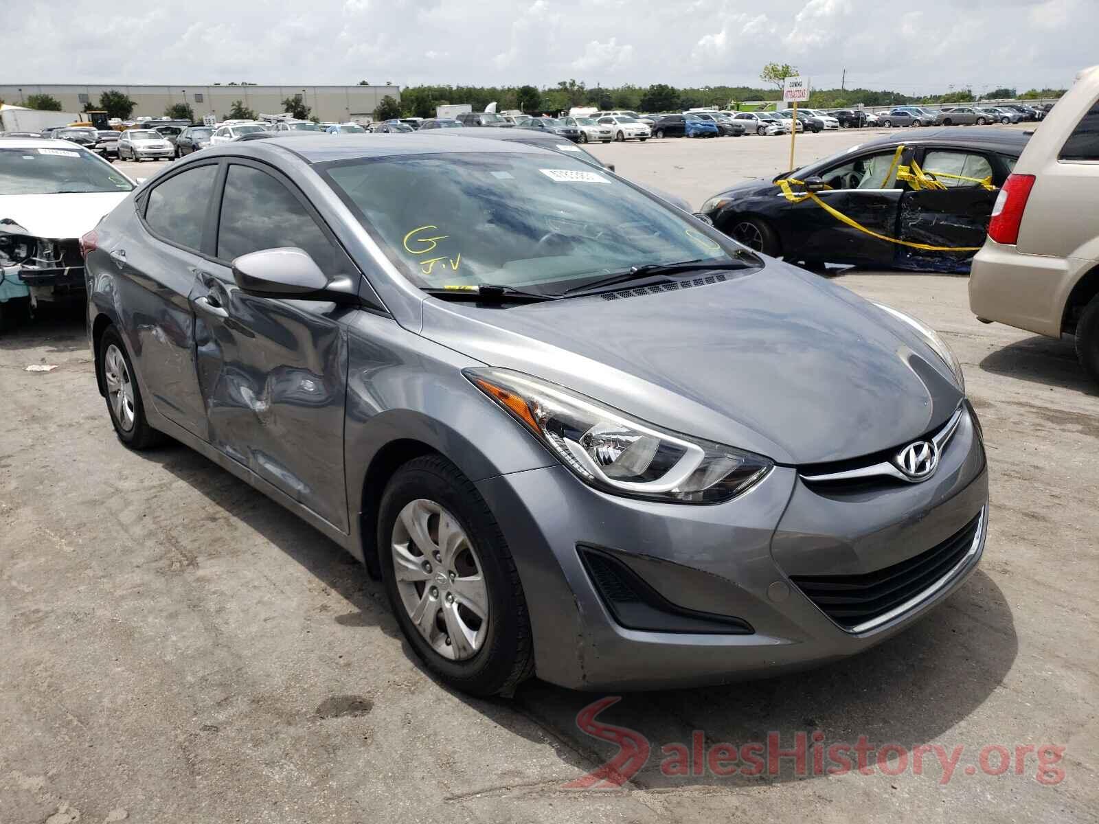 KMHDH4AE5GU637346 2016 HYUNDAI ELANTRA